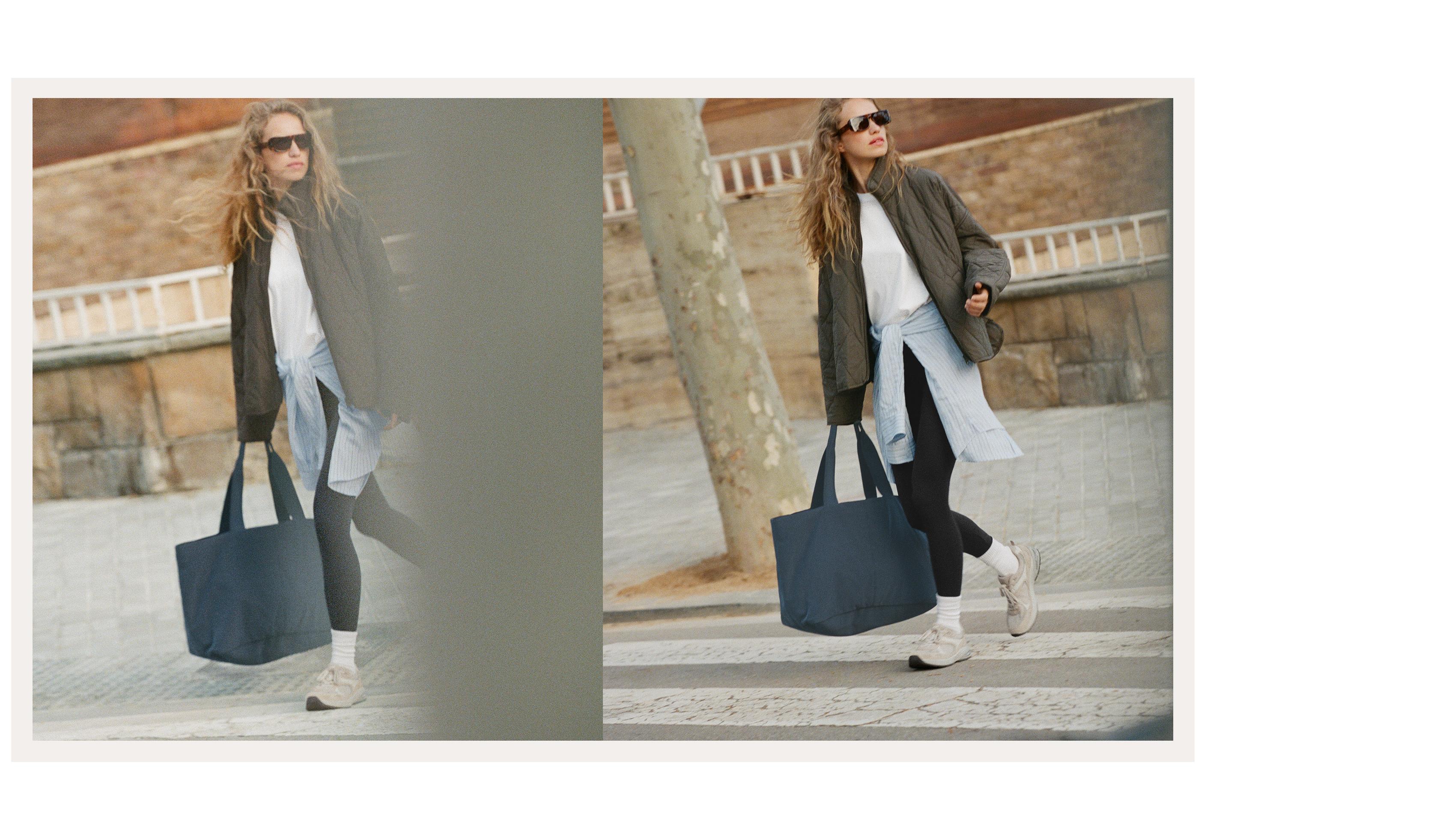 Regular striped shirt — DUSTY-BLUE