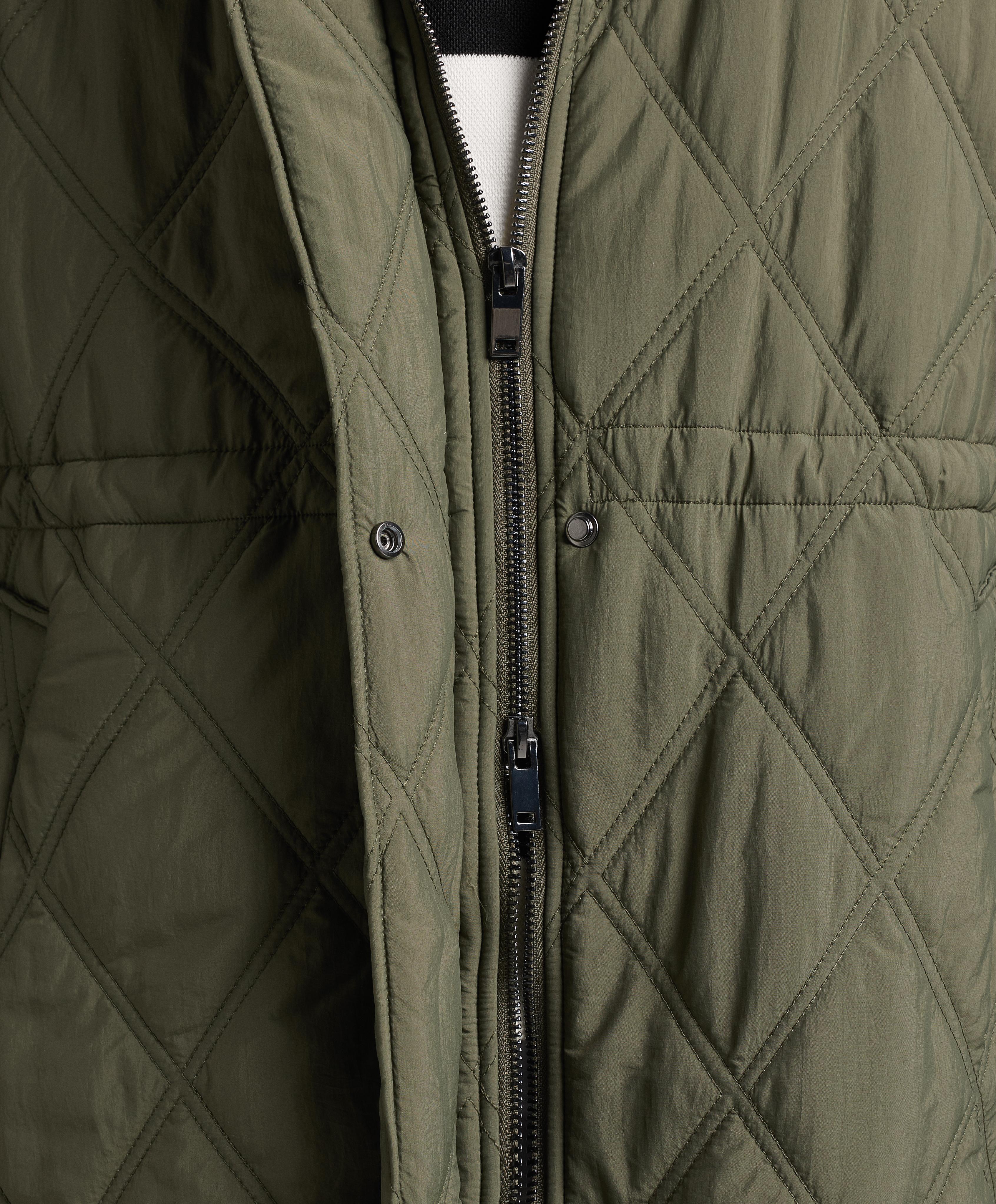 Water-repellent FELLEX® AEROGEL padded jacket — MID KHAKI