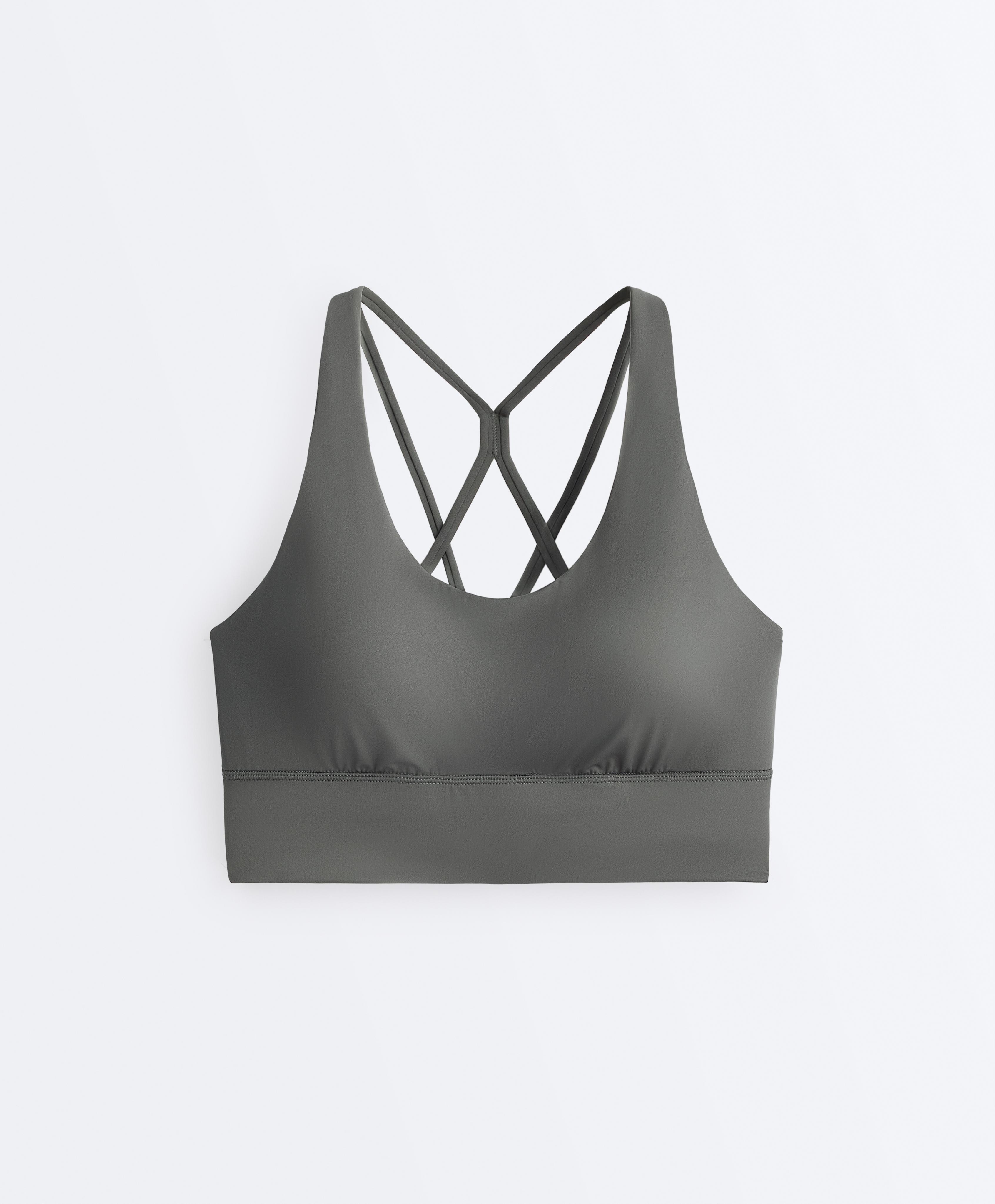 Medium-support Comfortlux sports bra with cups — DARK ANTHRACITE