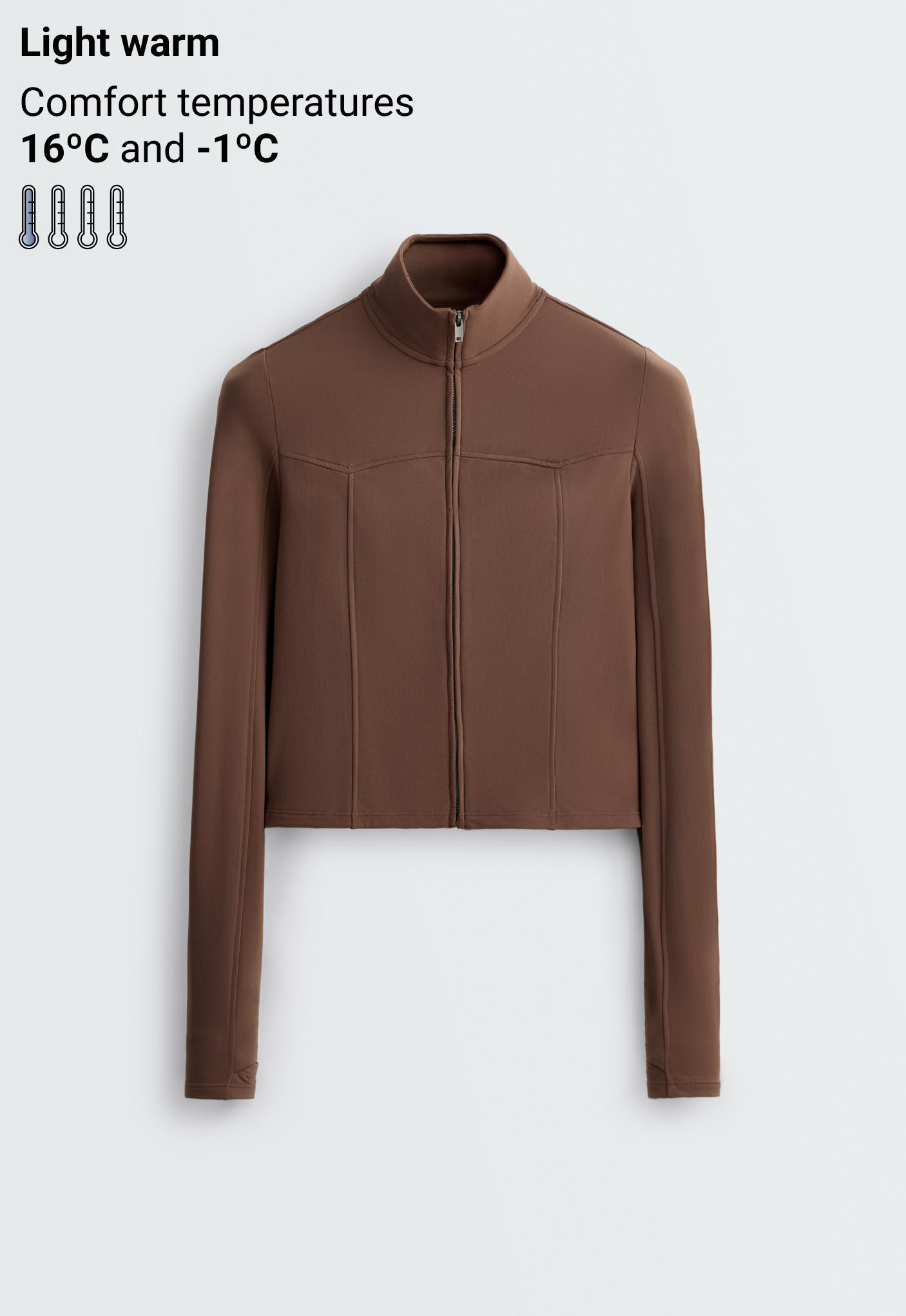 Light warm boxy technical jacket — COCOA