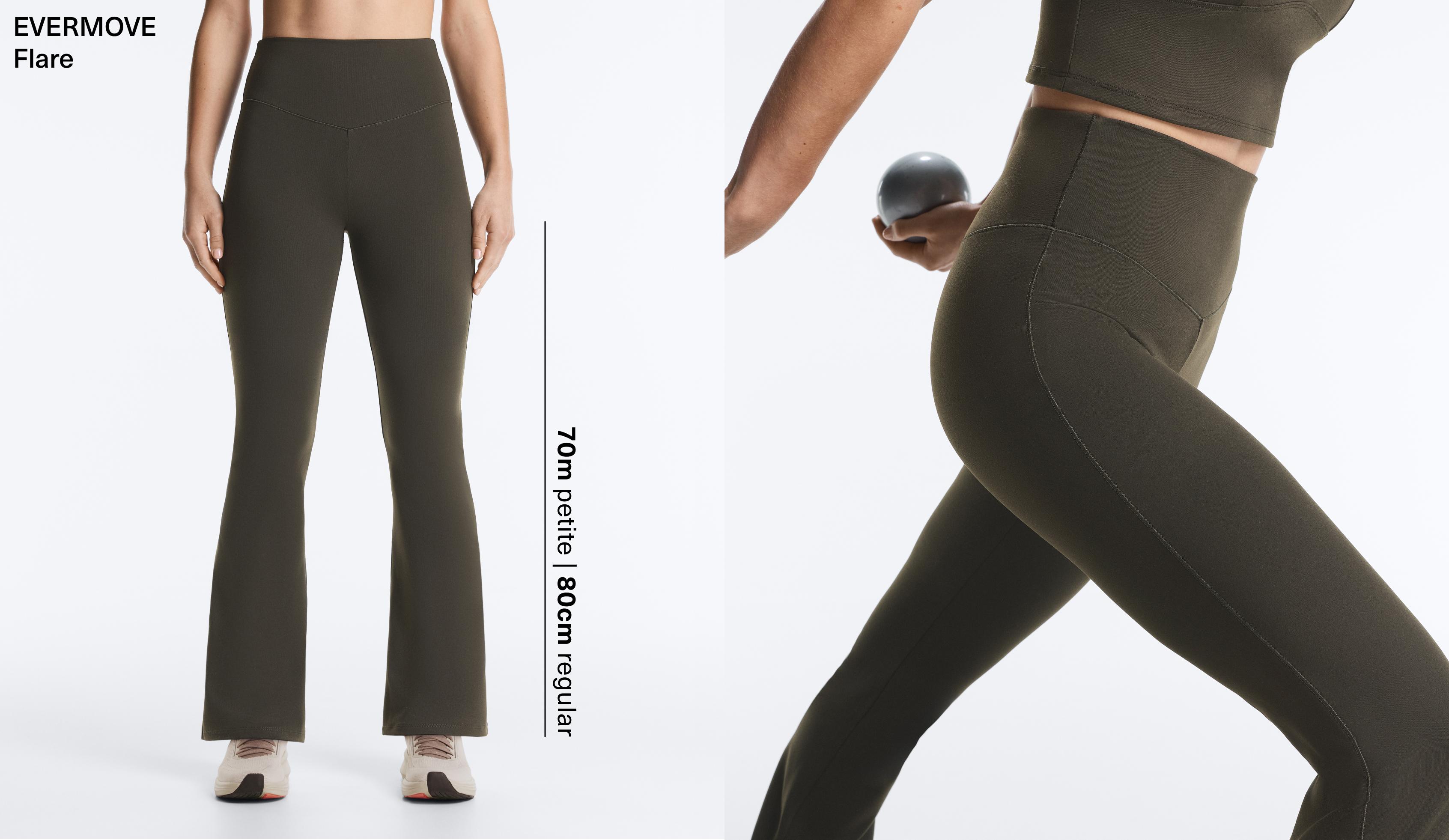 Evermove high rise flare trousers