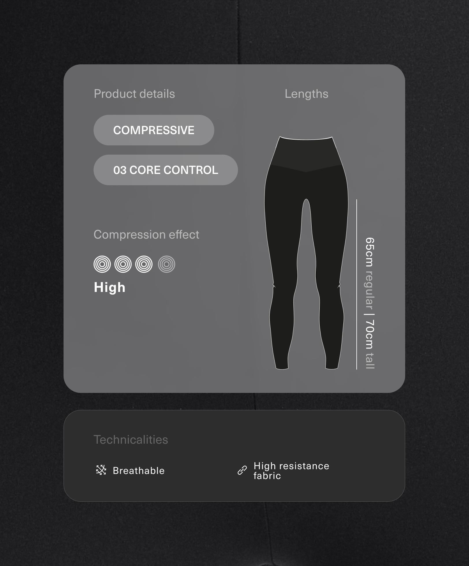 لغينغ للكاحل بسرج مرتفع compressive بتحكم أساسي