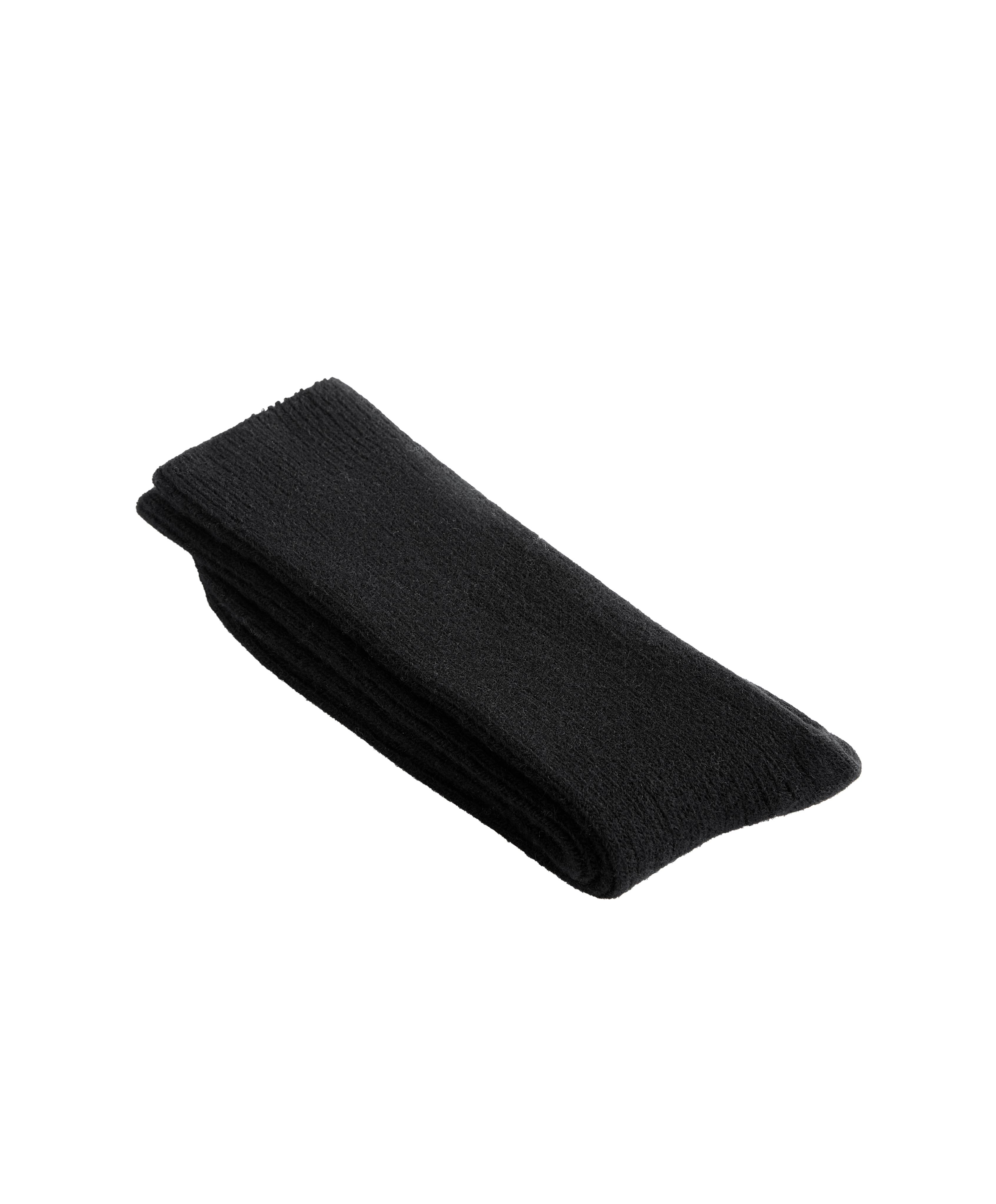 Classic socks 15% cashmere 10% wool — BLACK