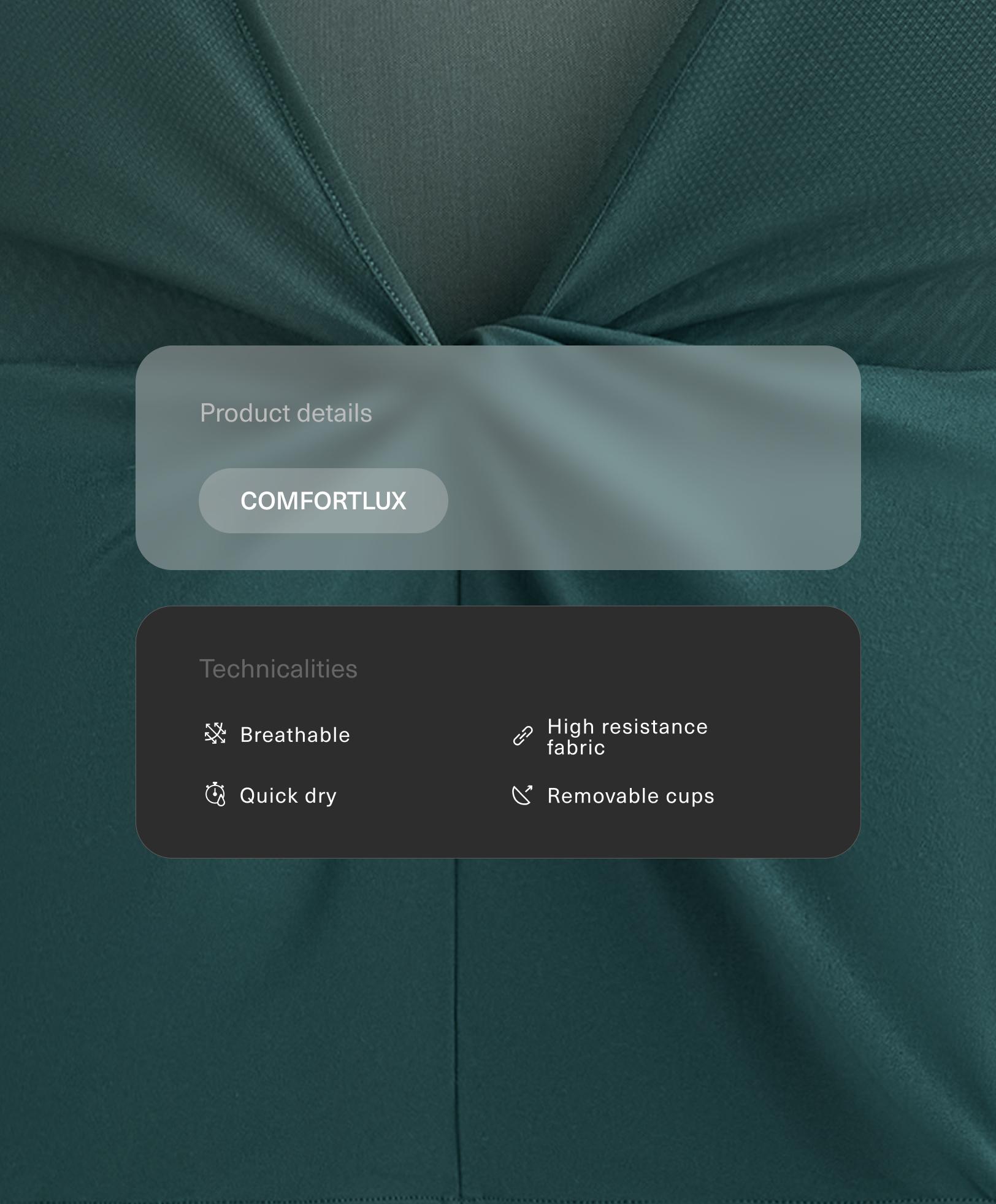 Tank top Comfortlux manga larga mesh - Rebajas