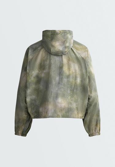 Printed track jacket — KHAKI 9