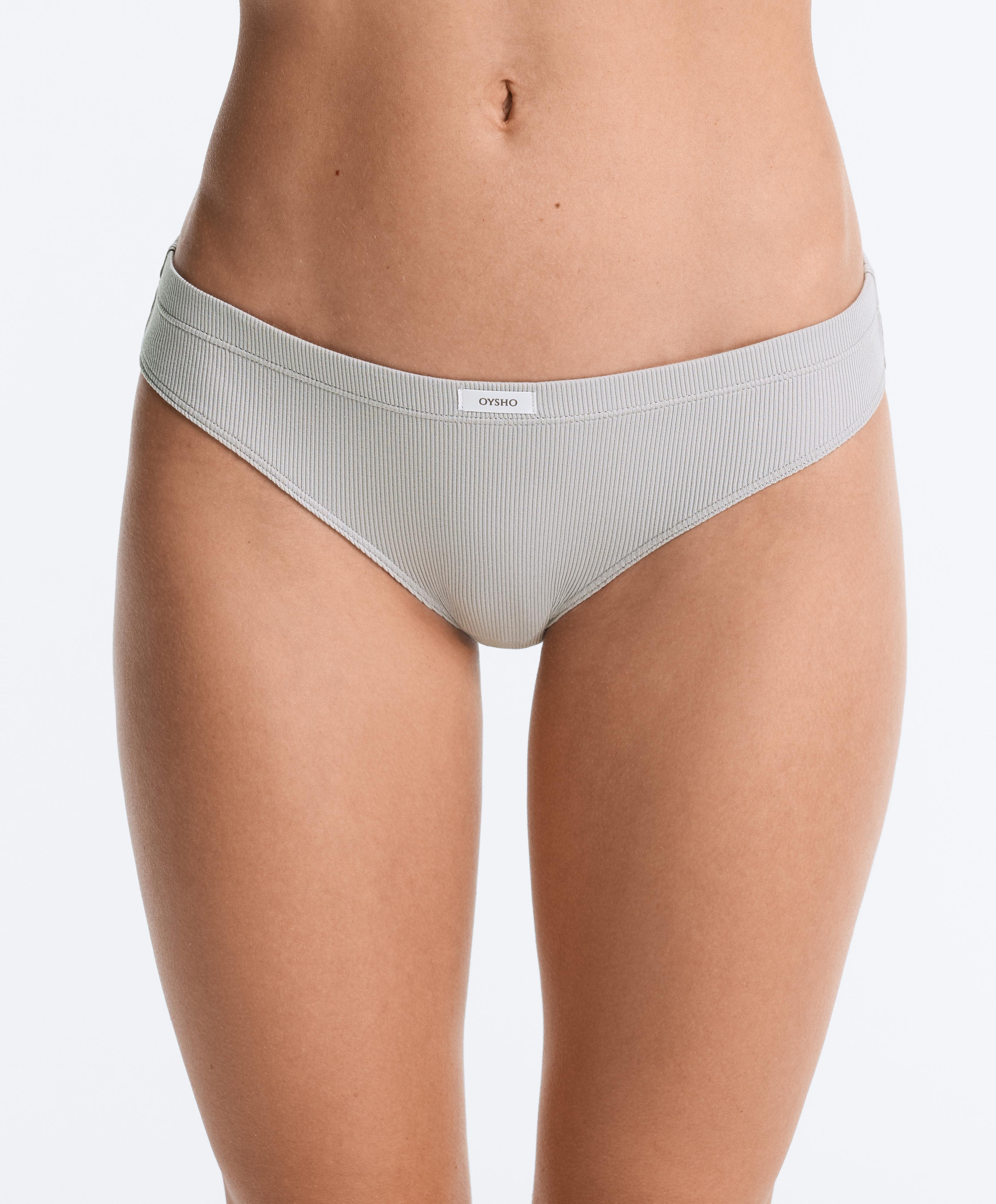 3 classic cotton briefs — PALE GREY