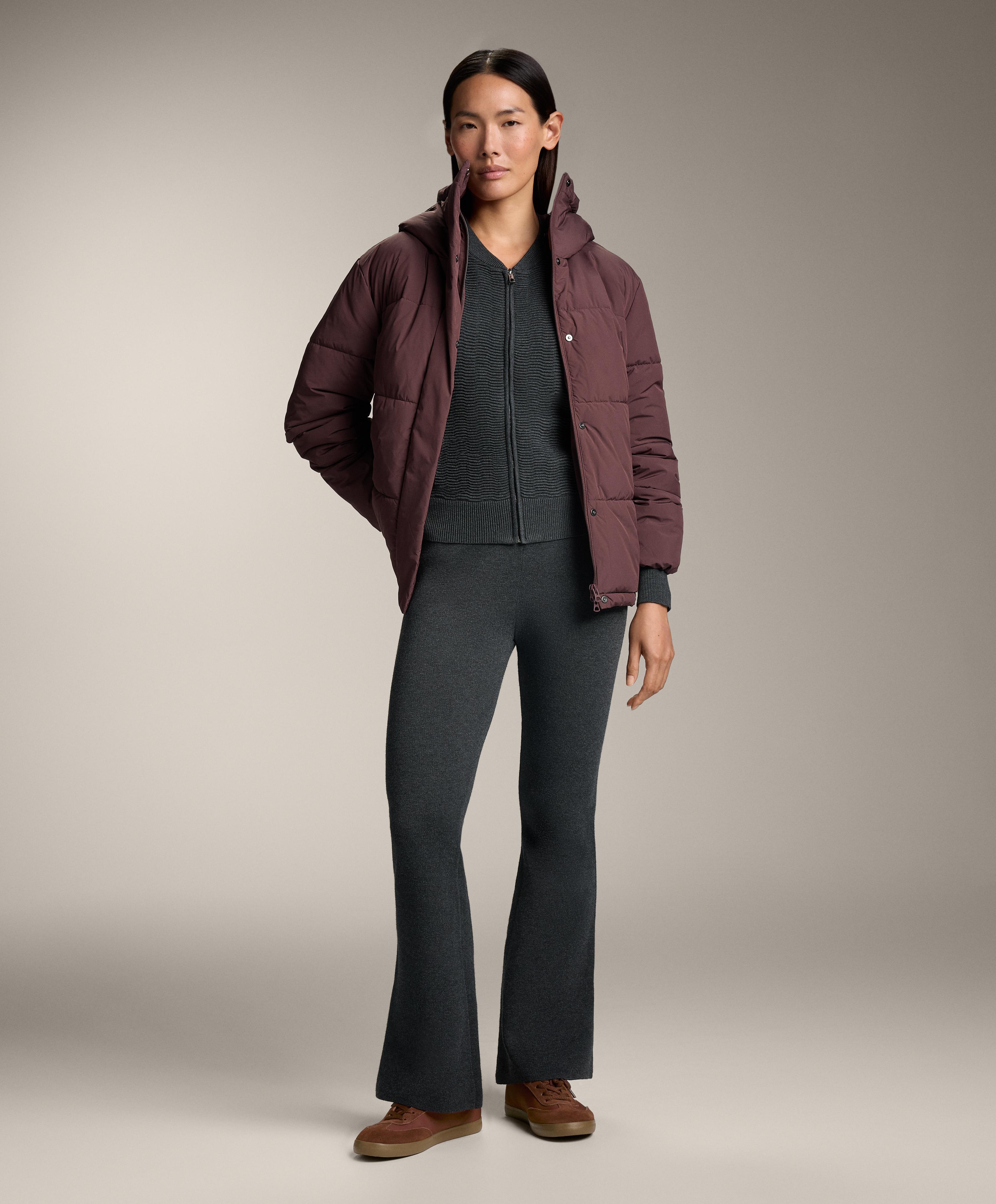 Flare knit trousers Flare knit trousers
