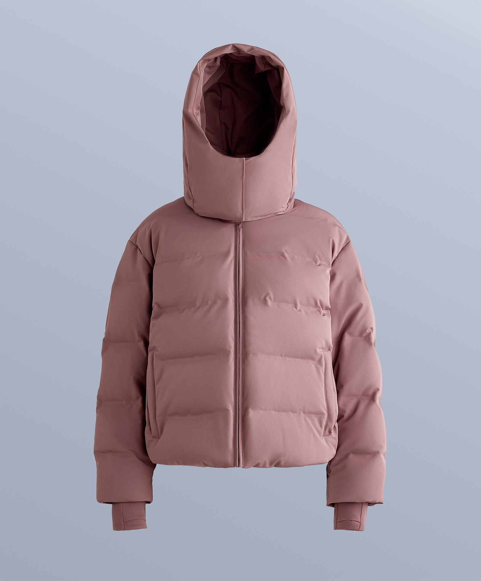 MINARDI PIUME SKI water-resistant 80% down and 20% feather jacket — PINK-MAUVE