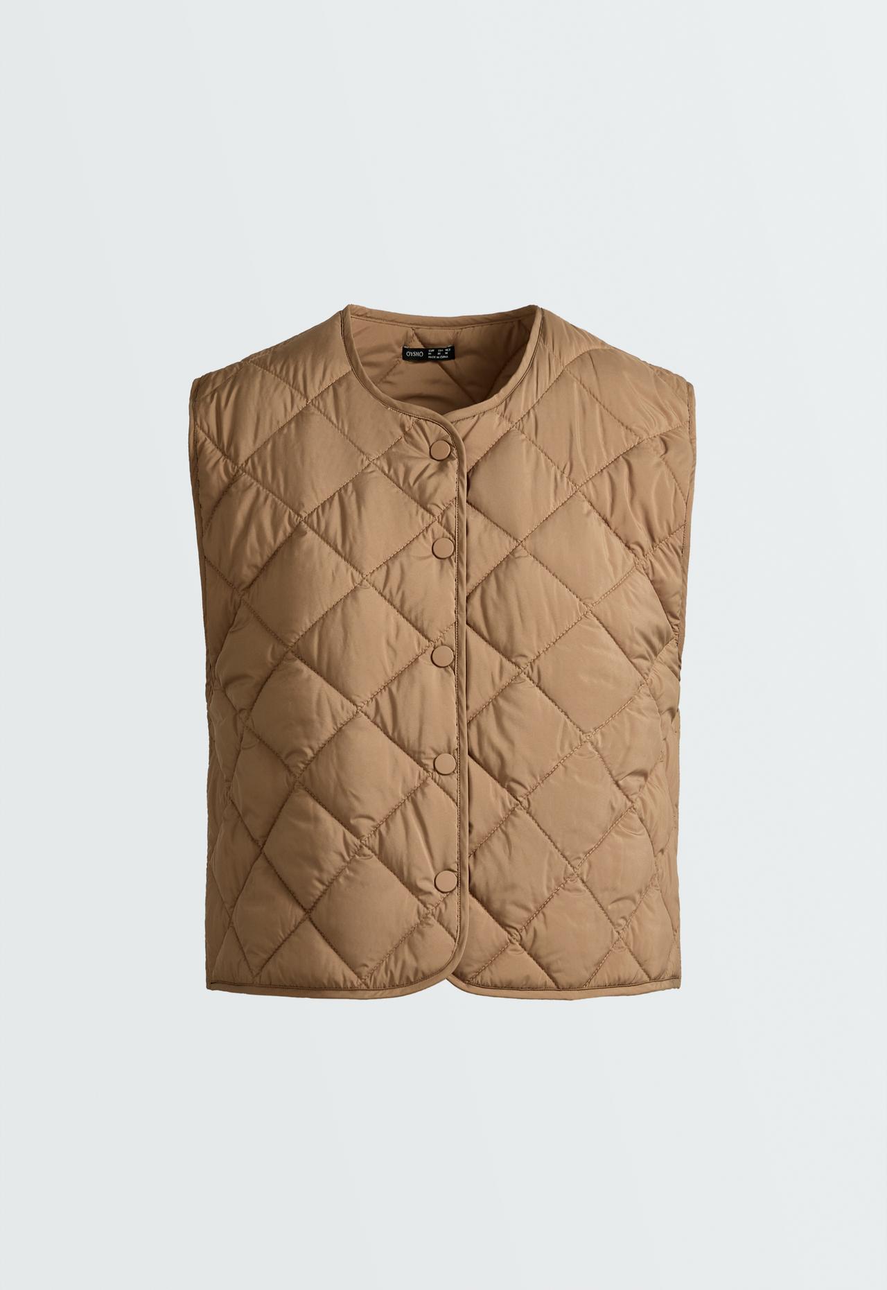 Diamond quilted gilet — COCOA