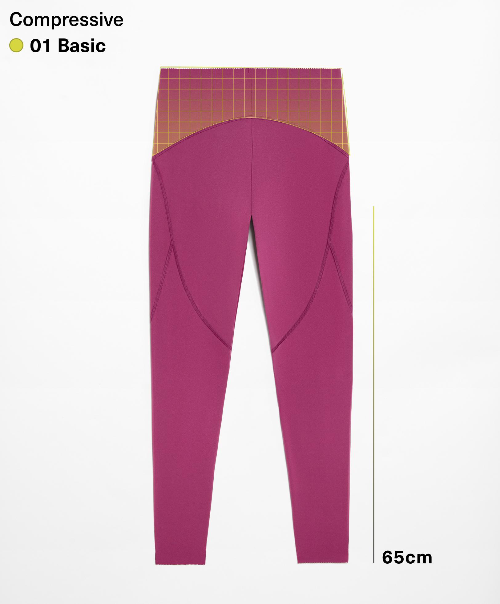 Basic compressive ankle-length leggings