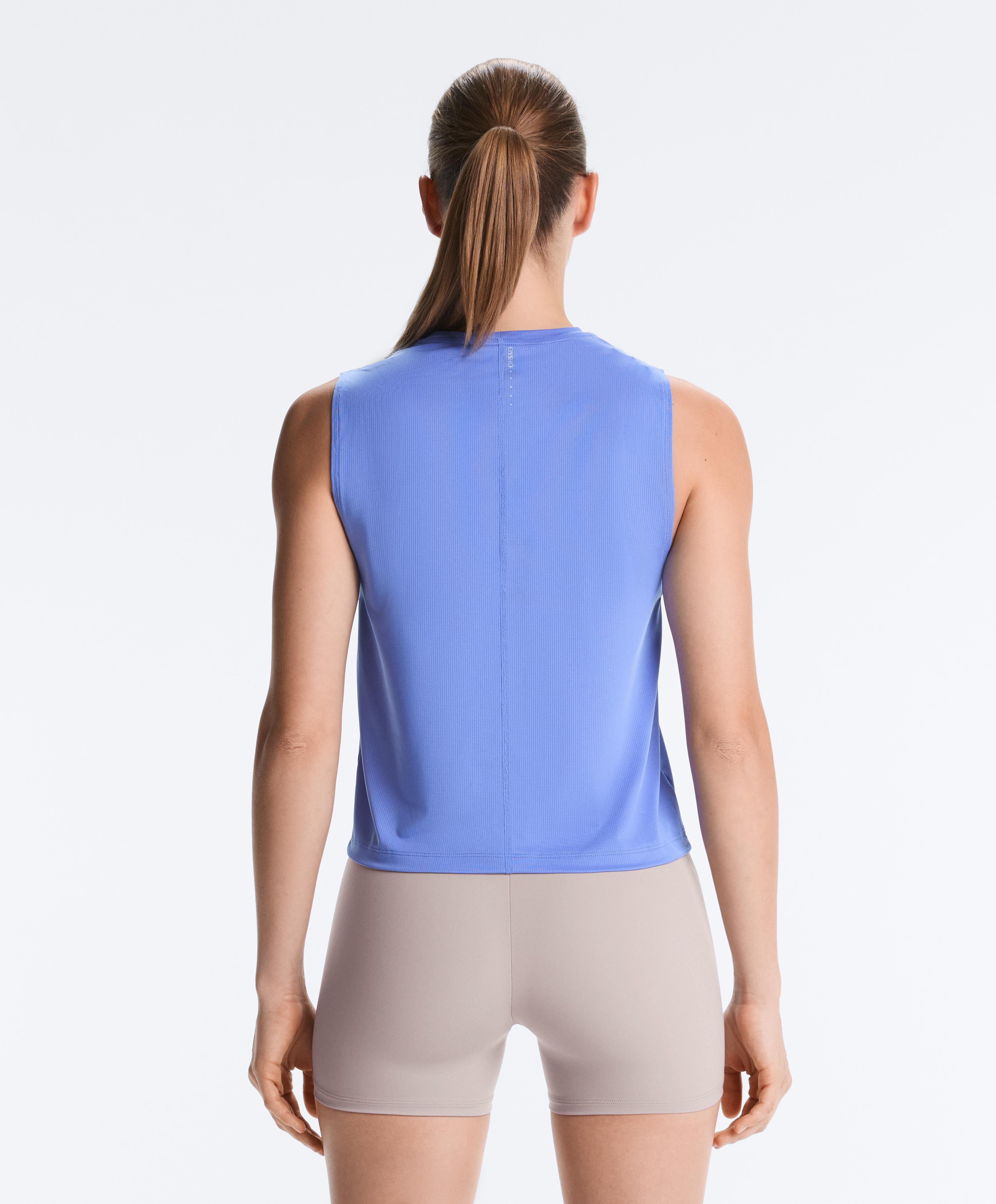 Technical sleeveless T-shirt — LAVENDER