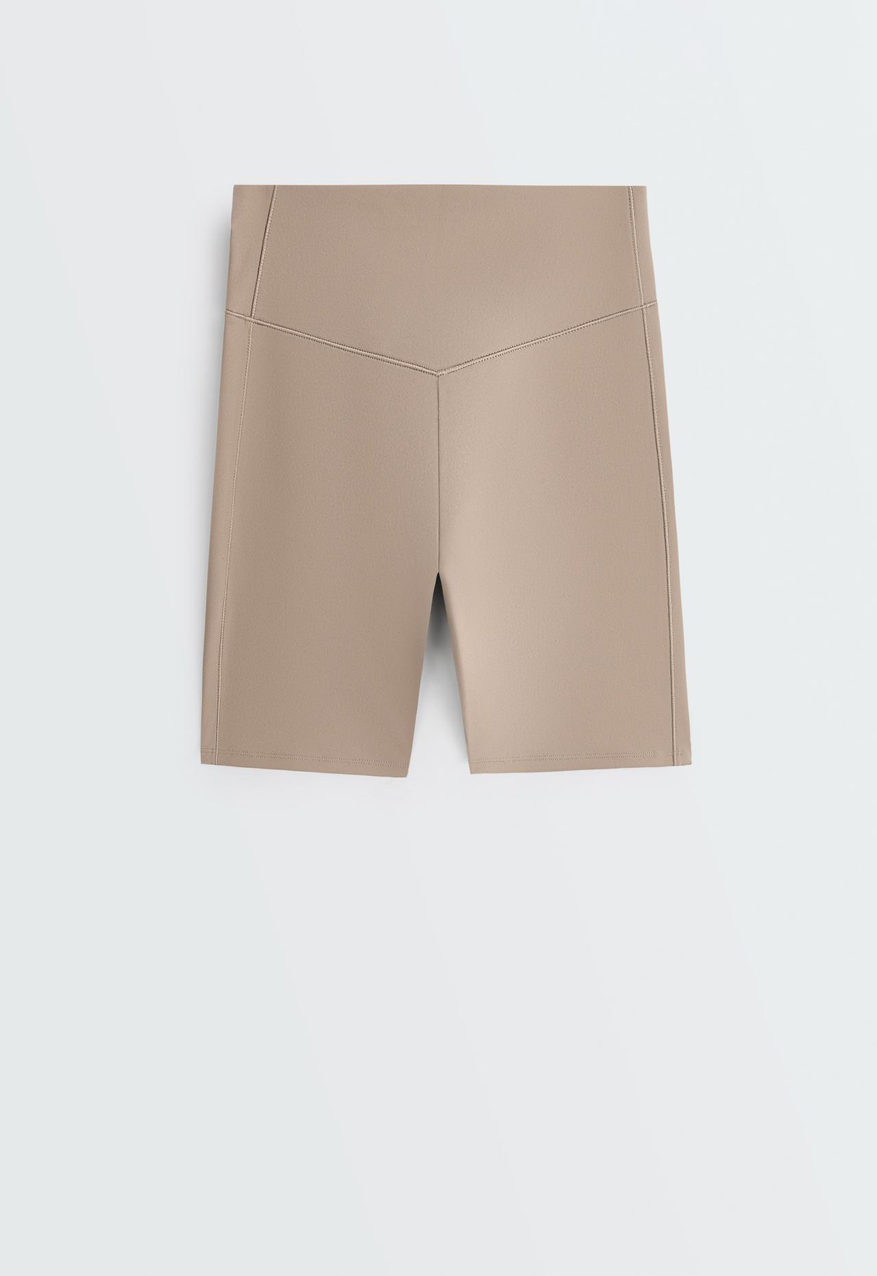 Biker high rise Evermove 20cm leggings — PINK-BEIGE