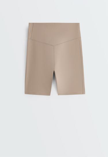 Biker high rise Evermove 20cm leggings — PINK-BEIGE 7