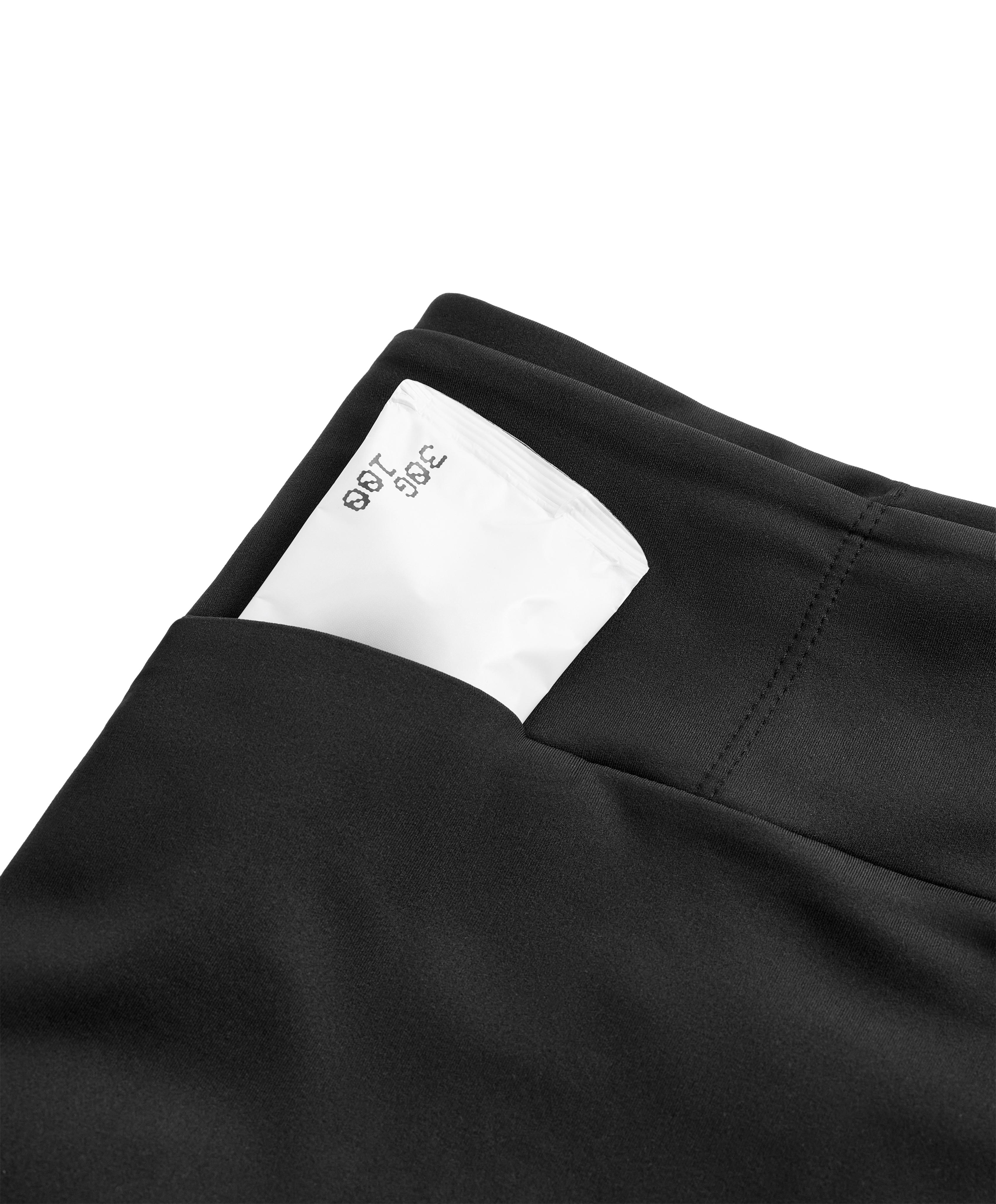 High-rise 15cm running cycle leggings — BLACK