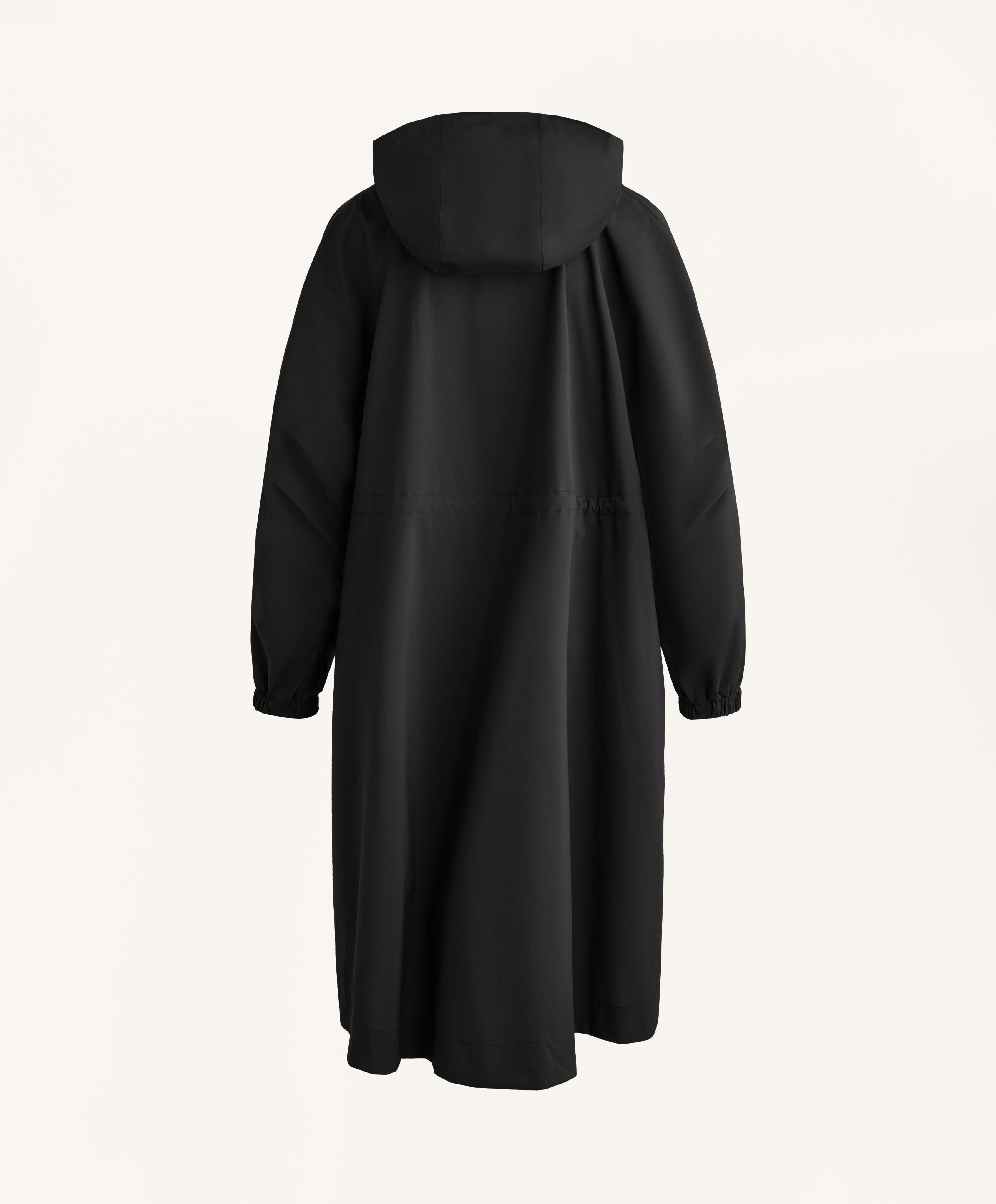 Super extra lightweight 10K waterproof packable long jacket