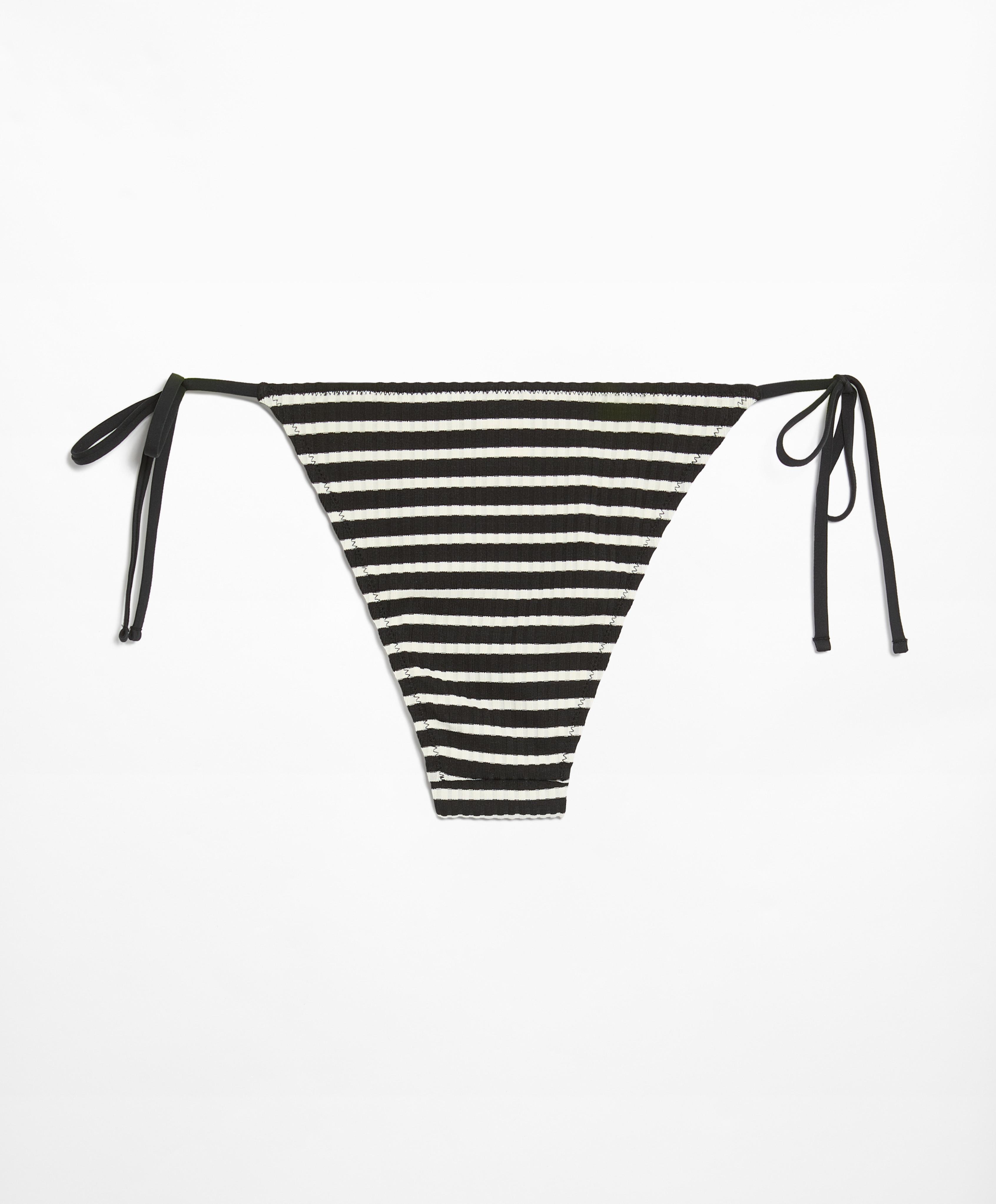 Medium-coverage bikini brief with ties