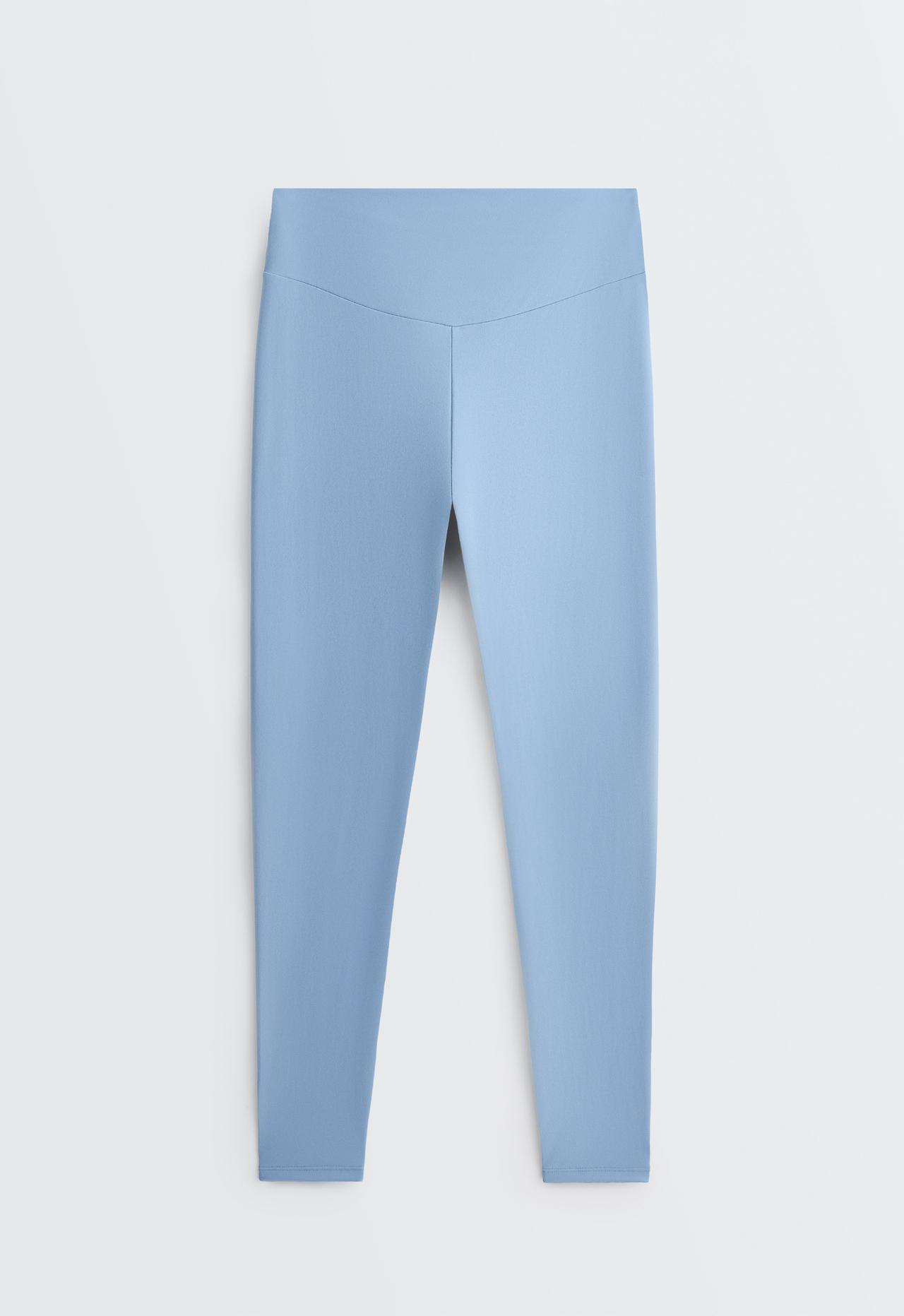 Ankle-length High rise Comfortlux leggings — BLUE