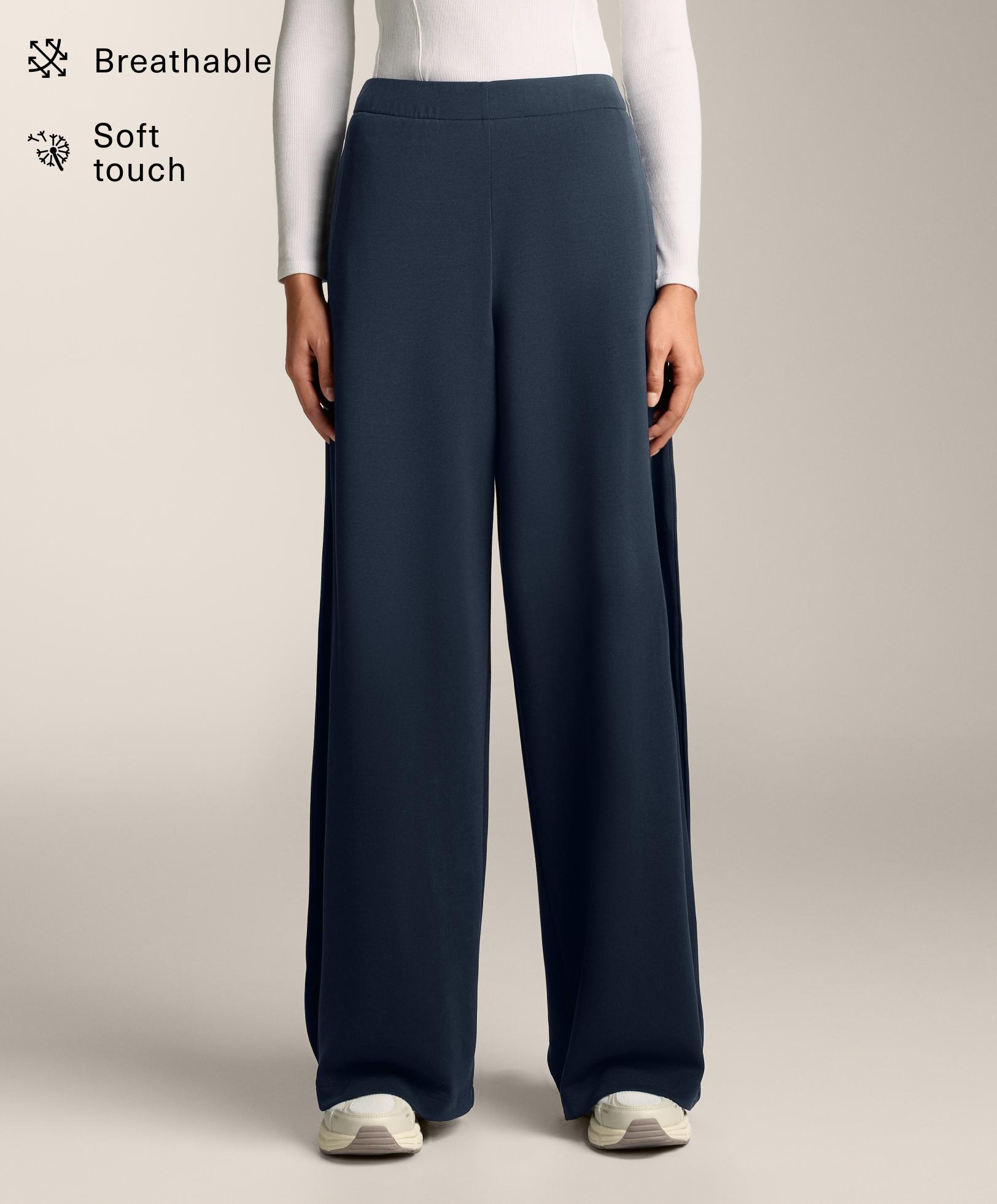 Pantaloni cocoon con piega laterale e modal - Saldi Pantaloni cocoon con piega laterale e modal - Saldi