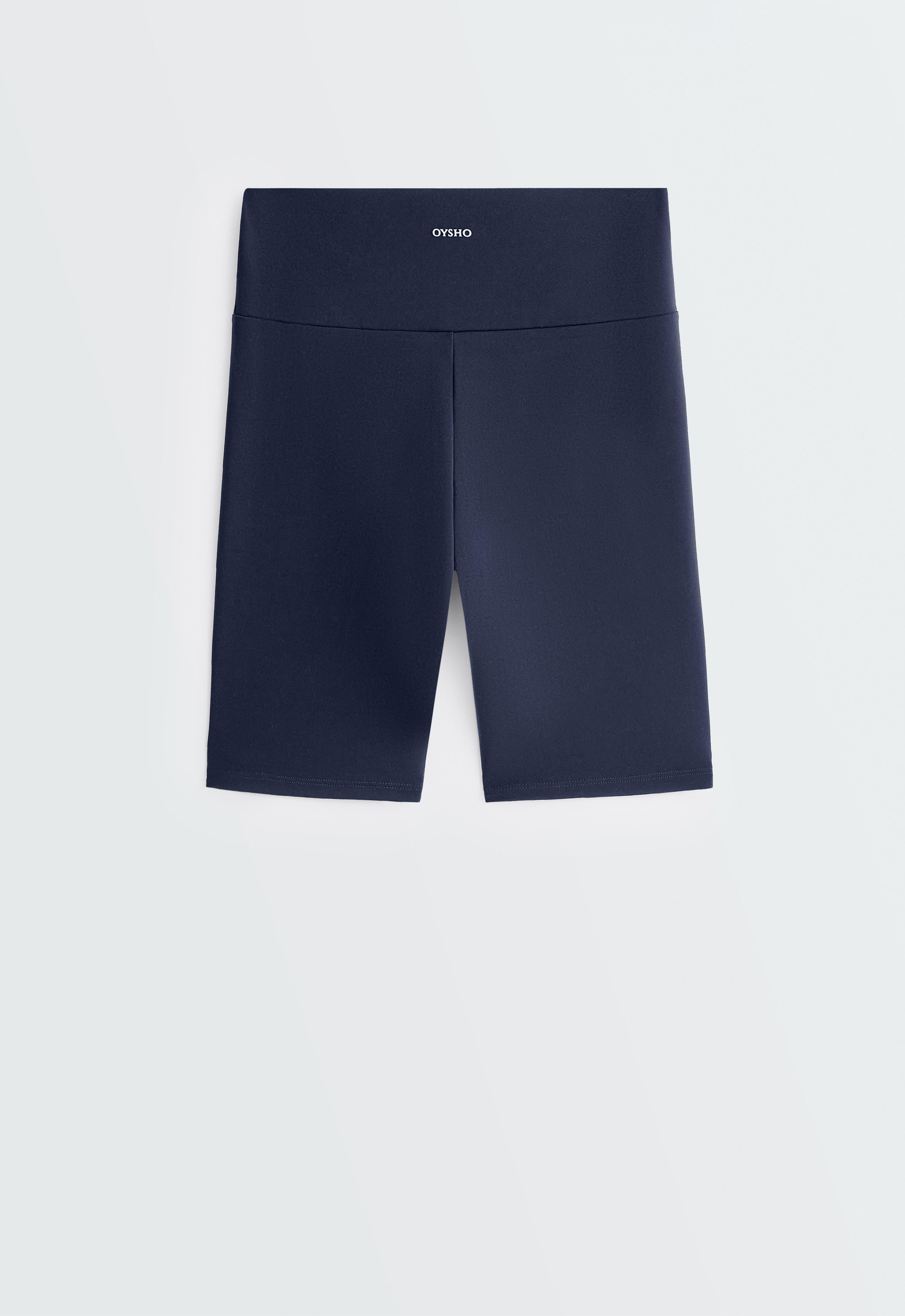 Comfortlux high-rise 20cm biker leggings — NAVY BLUE