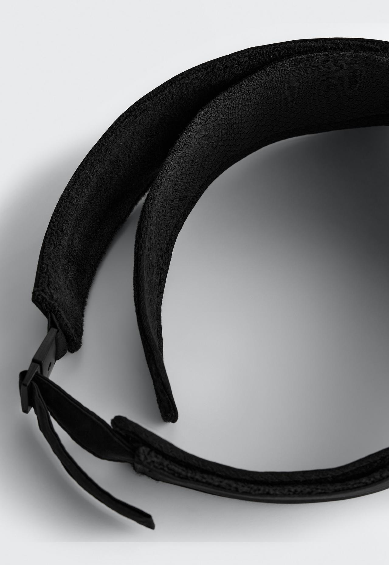 Sports visor — BLACK