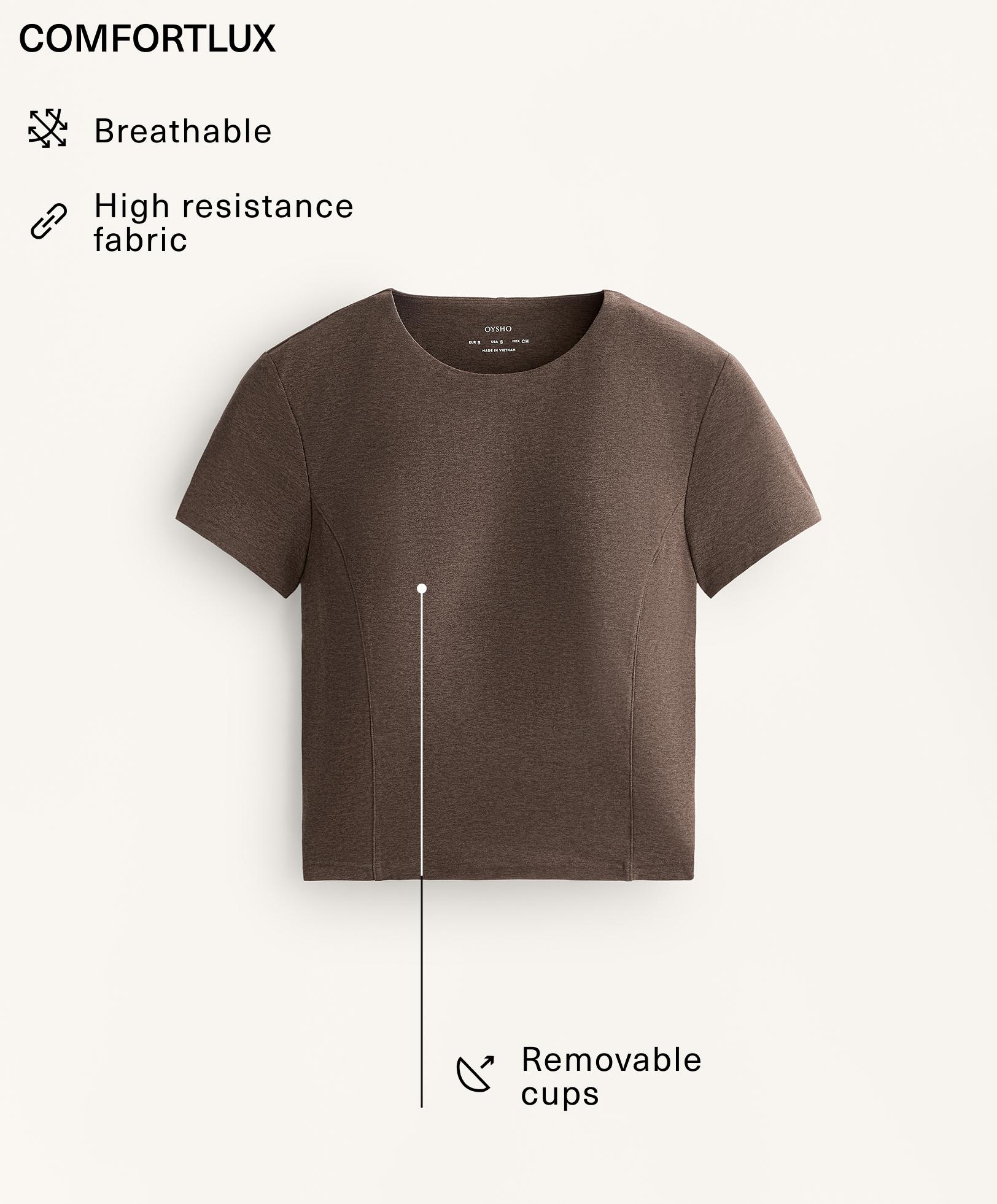 Comfortlux T-shirt met korte mouwen