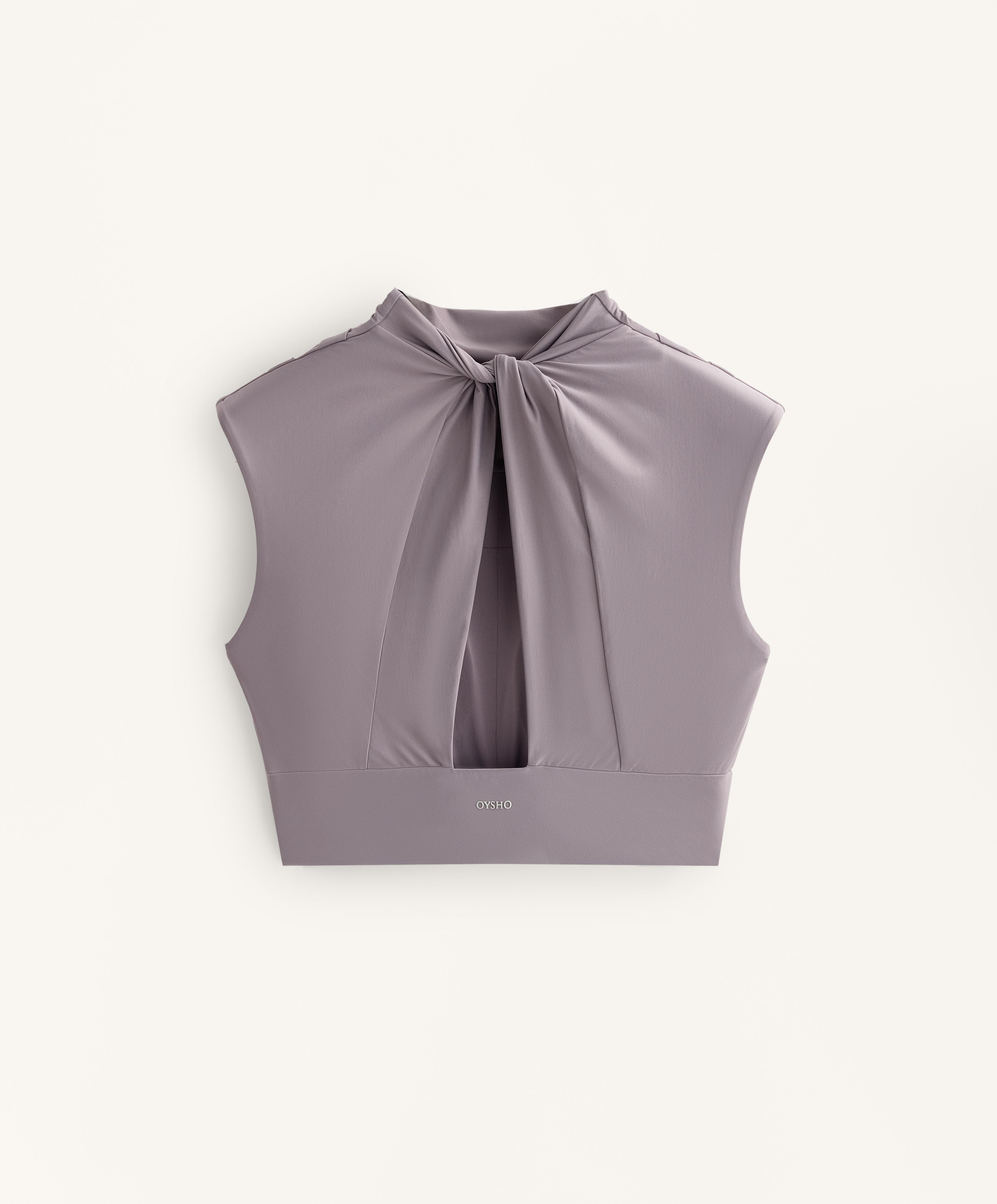 Tank top Comfortlux με ντραπέ λαιμόκοψη Tank top Comfortlux με ντραπέ λαιμόκοψη