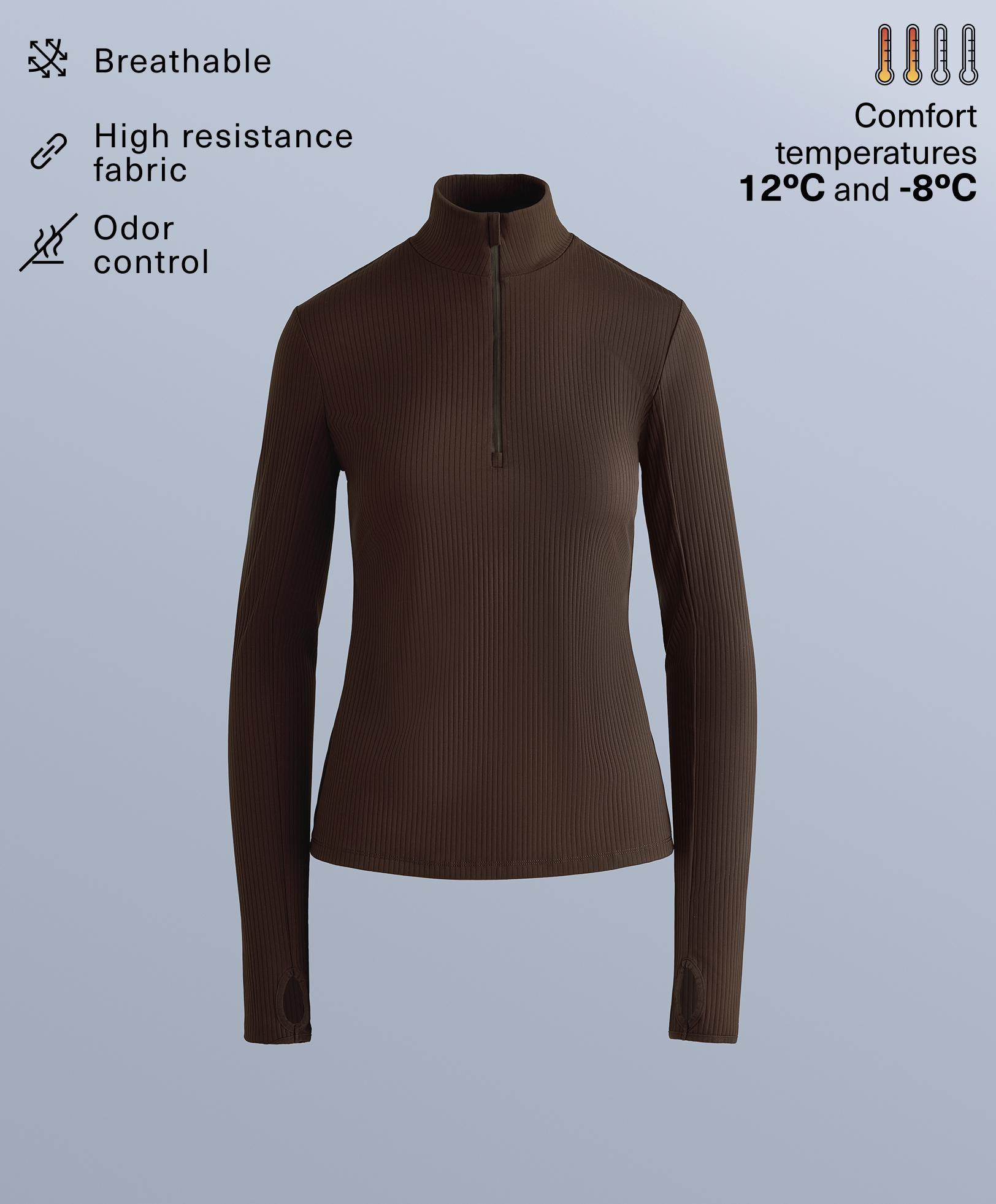 Thermal base layer rib T-shirt Thermal base layer rib T-shirt