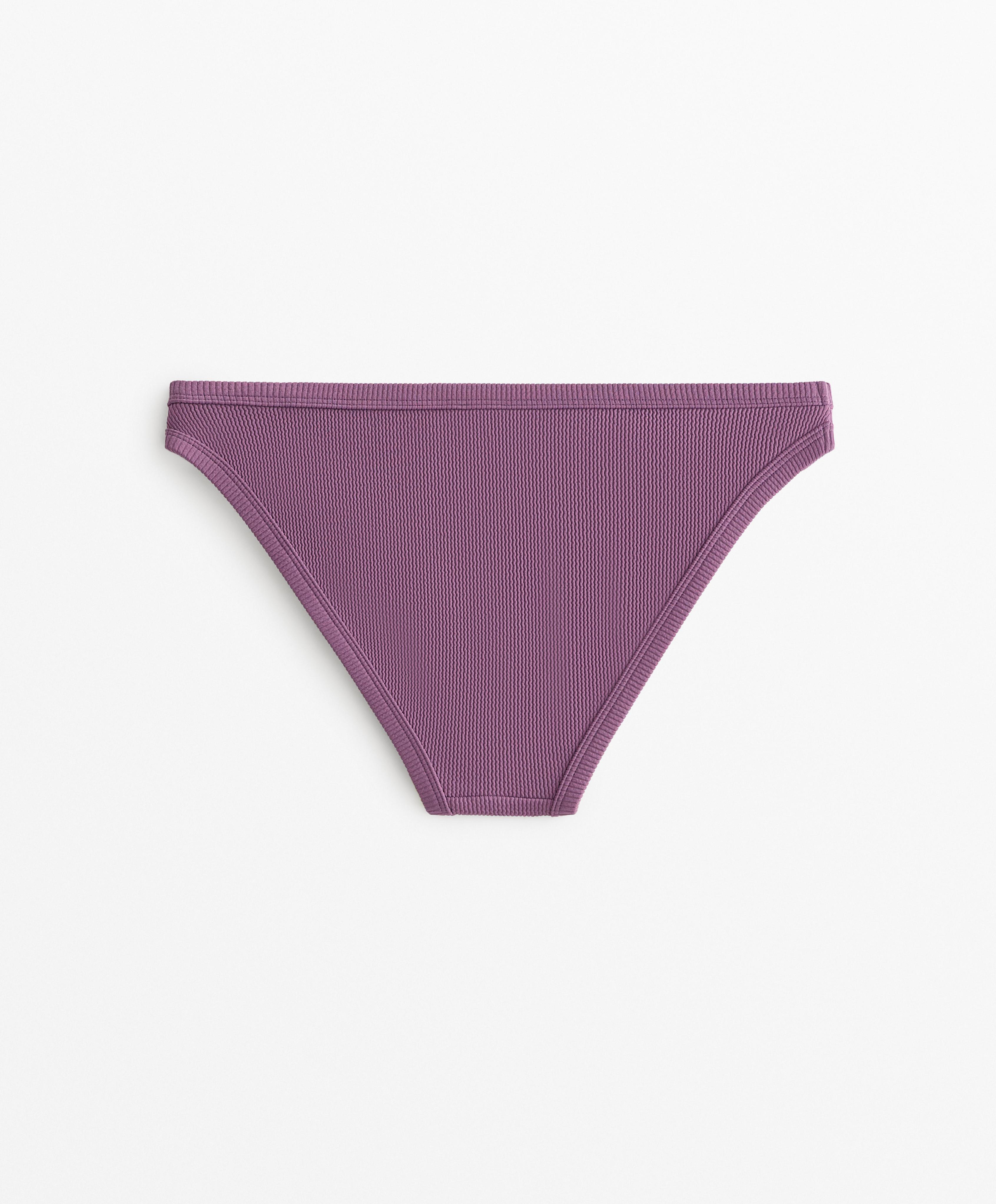 Bas de bikini classique en rib