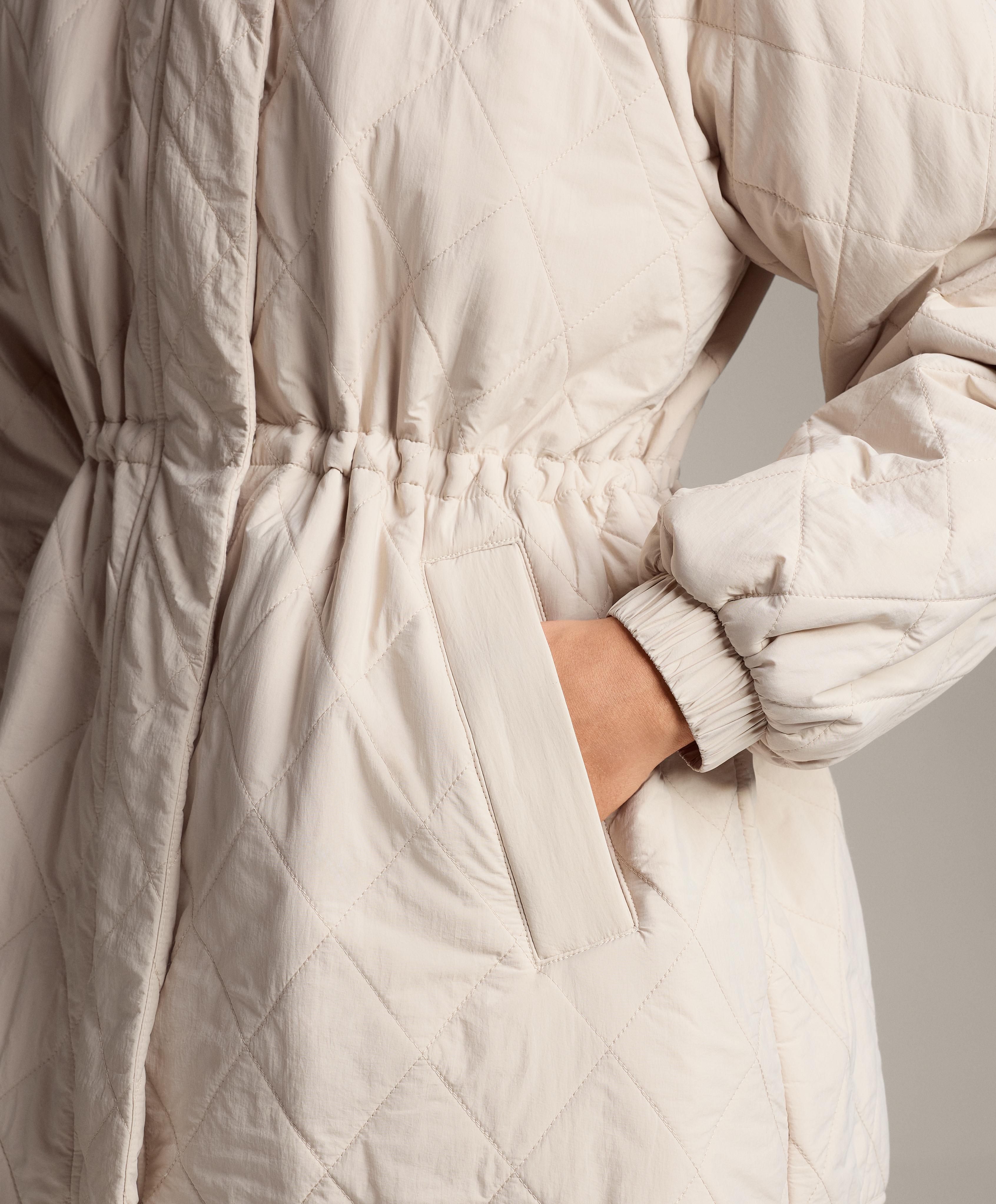 FELLEX® AEROGEL long padded jacket — PALE MINK