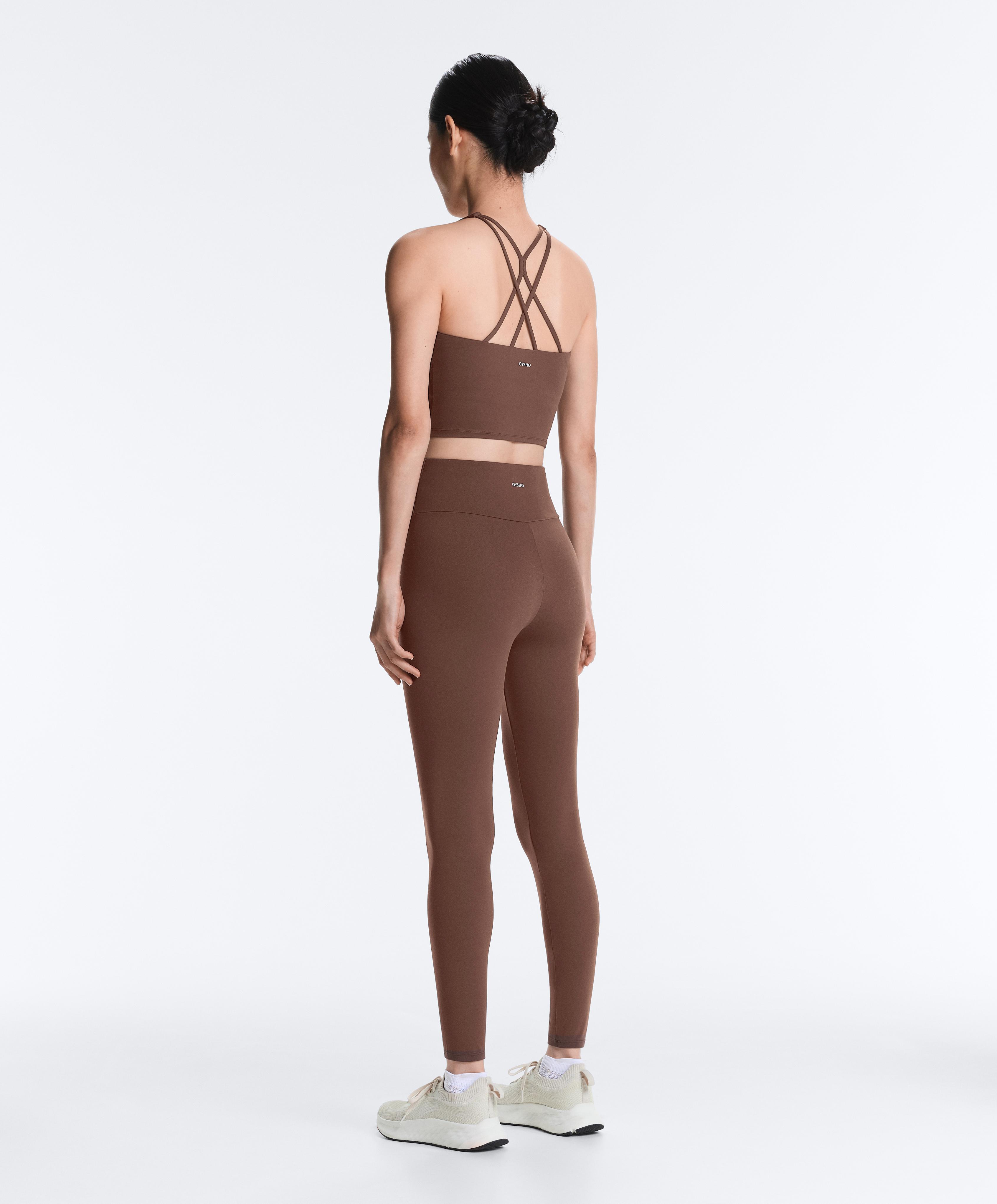 Brown comfortlux high-rise total look