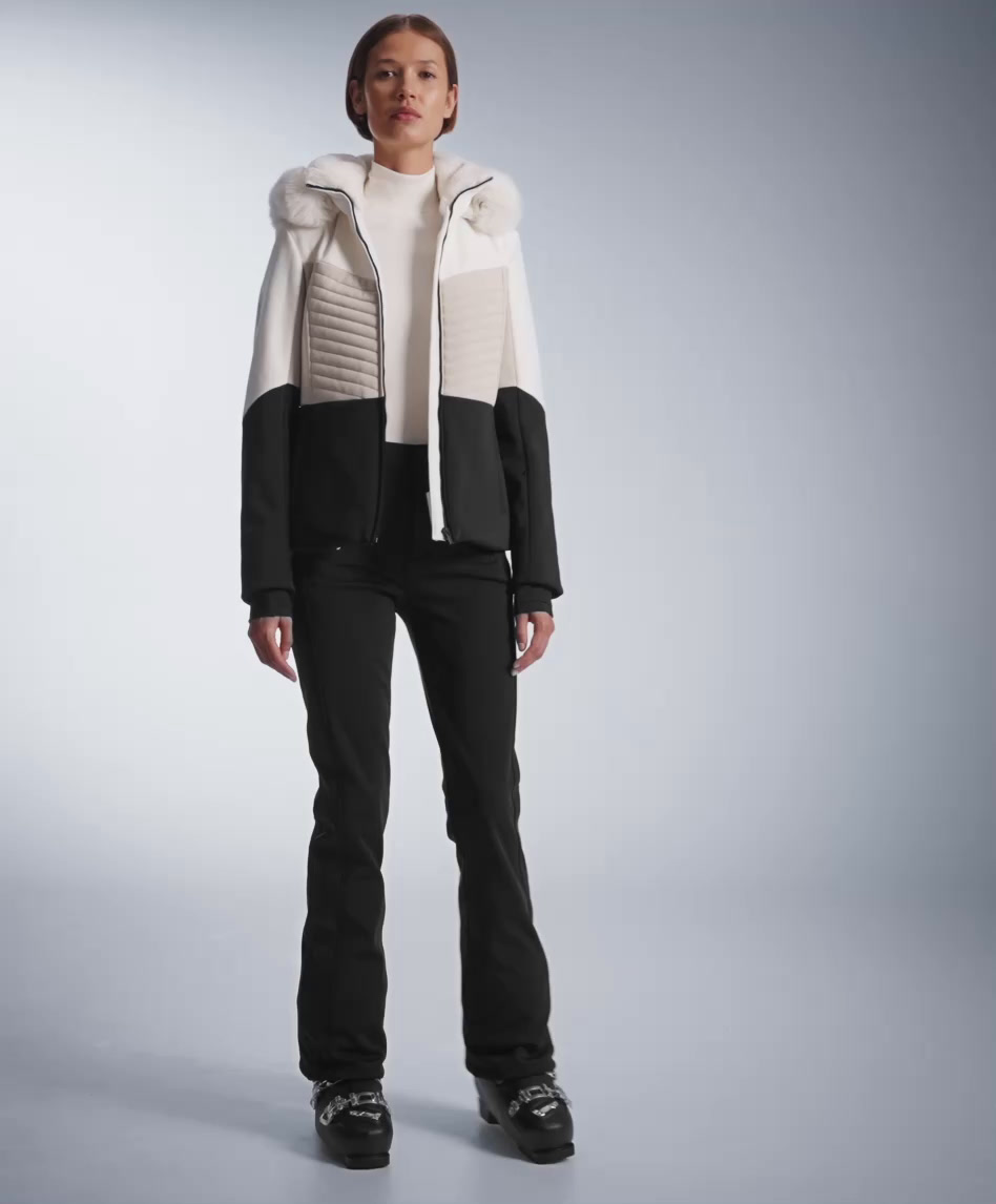 Super-slim fit colourblock Primaloft® SKI water-resistant padded