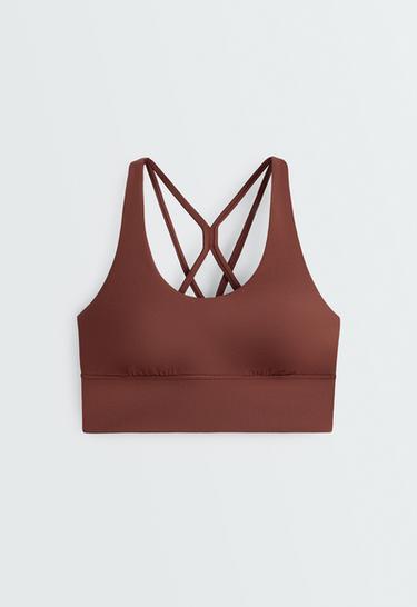 Medium support Comfortlux sports bra with cup — TERRACOTTA 6