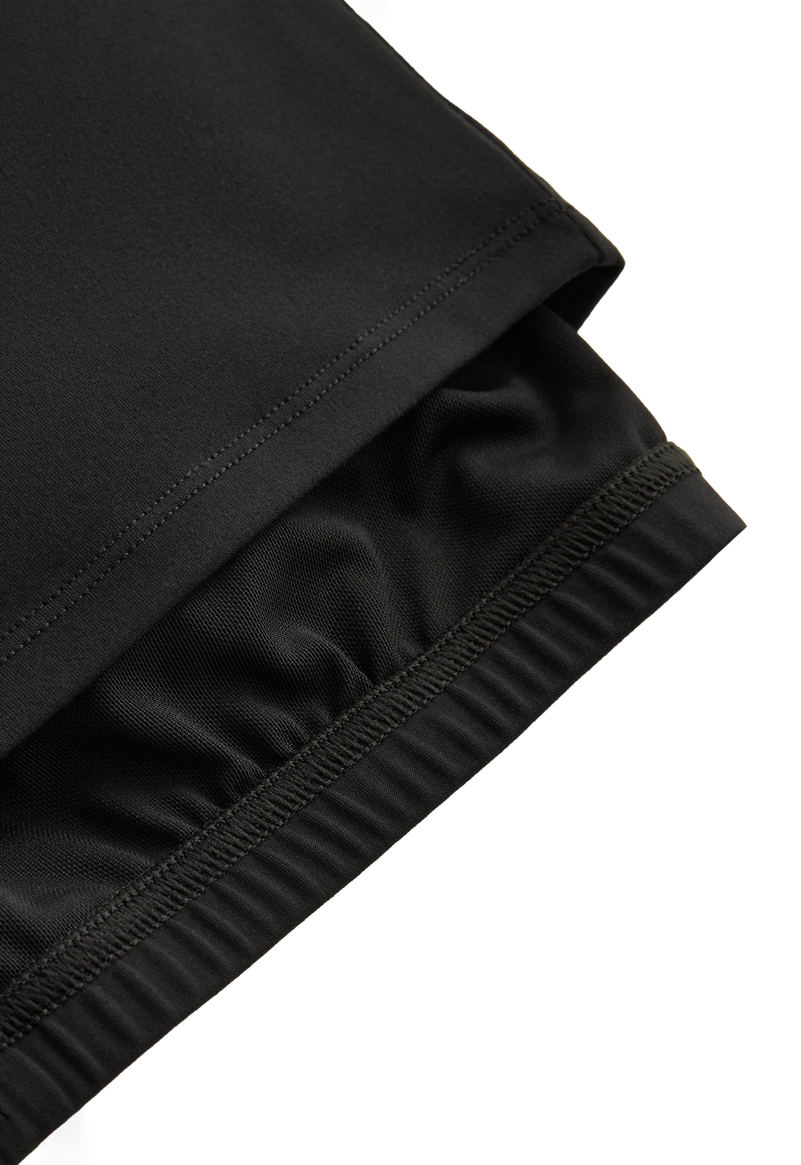 Comfortlux Mandarin collar tank top — BLACK