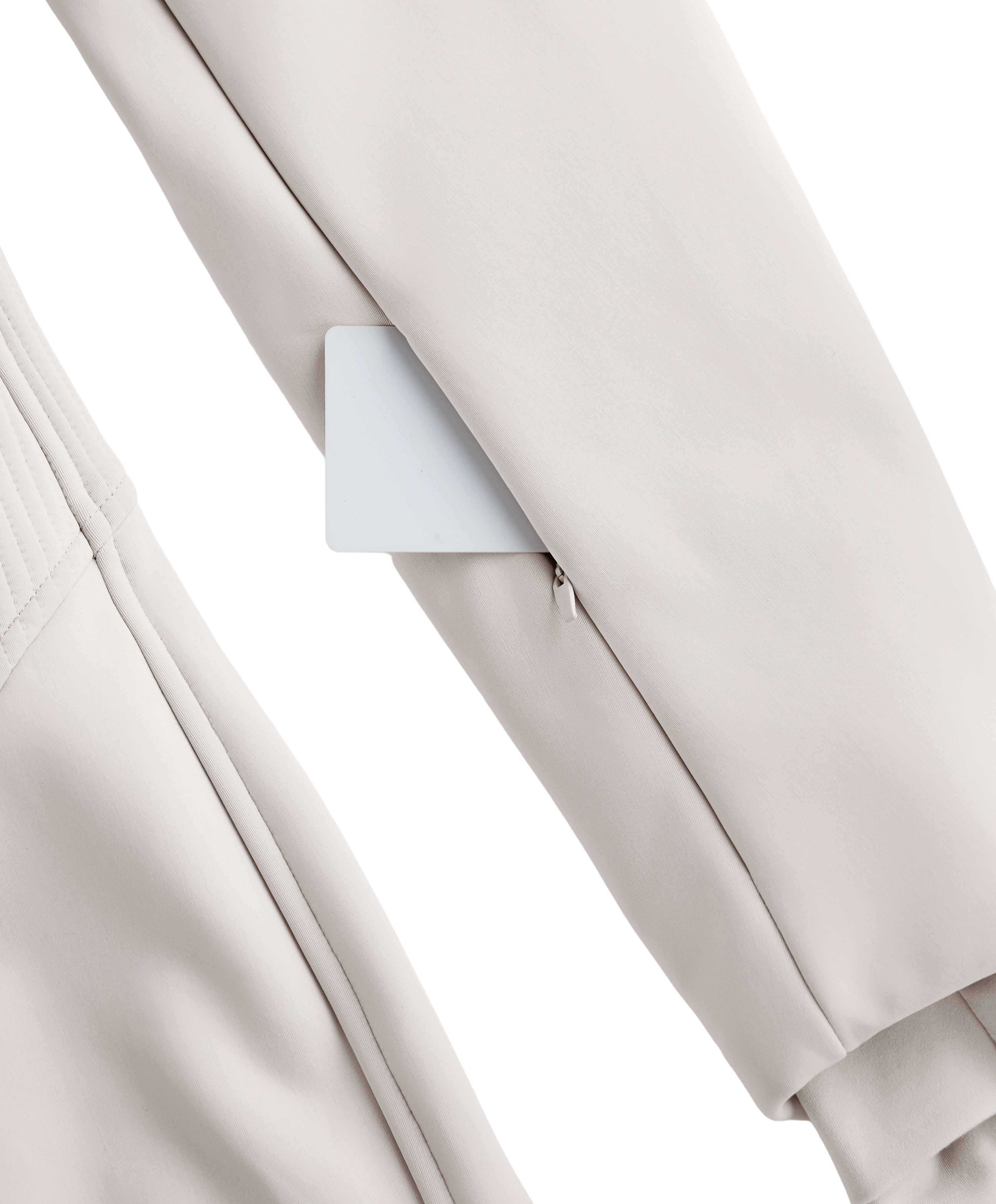 Water-resistant fitted stretch SKI jumpsuit — PALE MINK