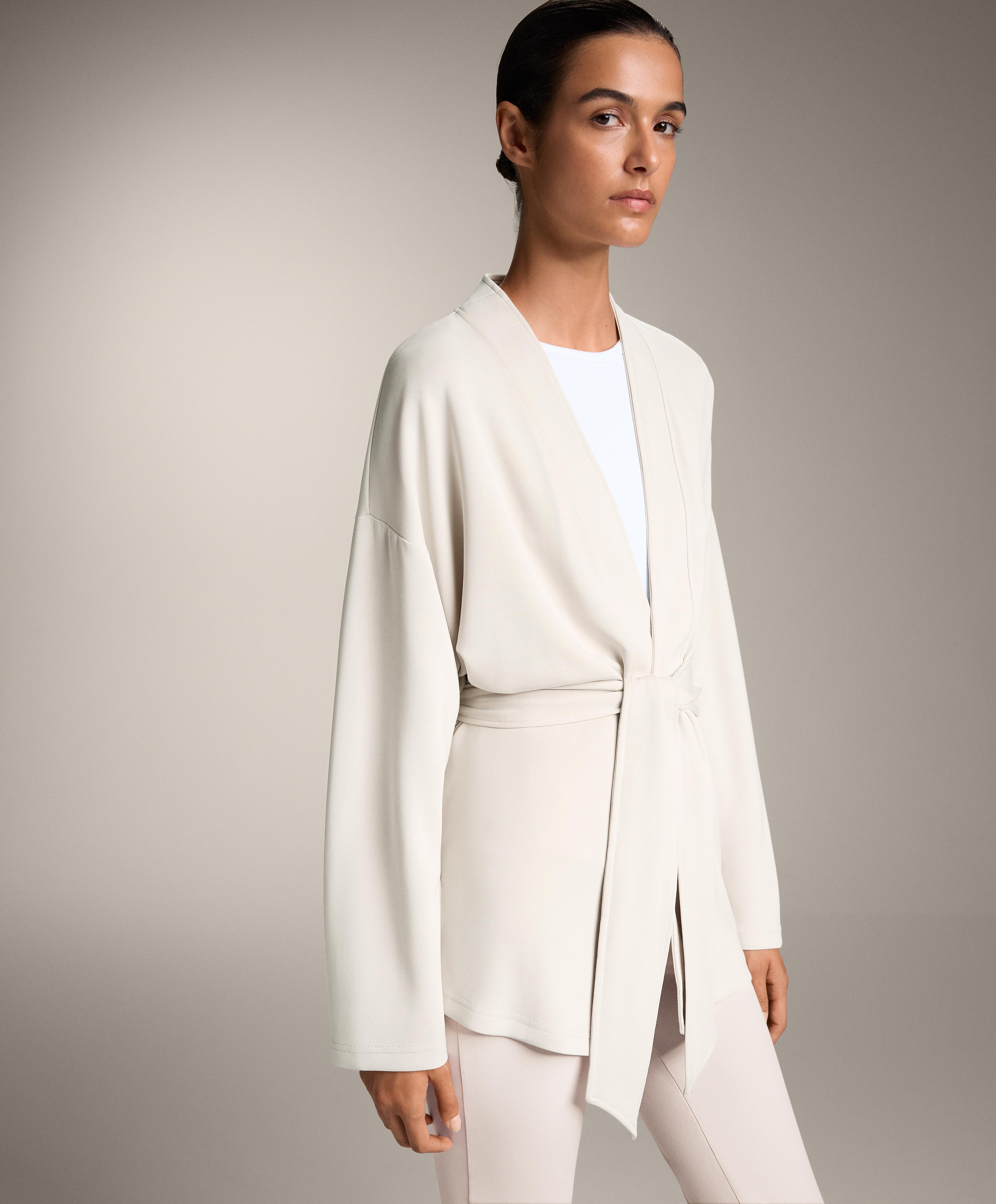 Chaqueta larga kimono con modal tacto suave