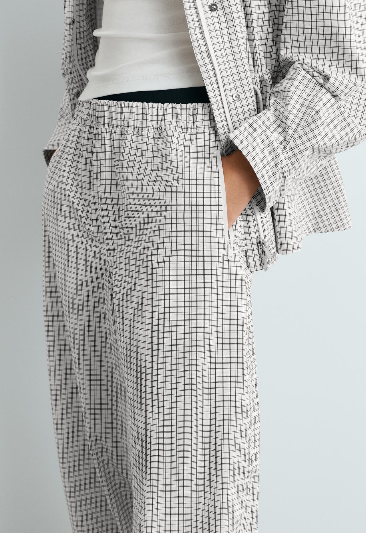 Waterproof 10k baggy trousers — PALE ECRU