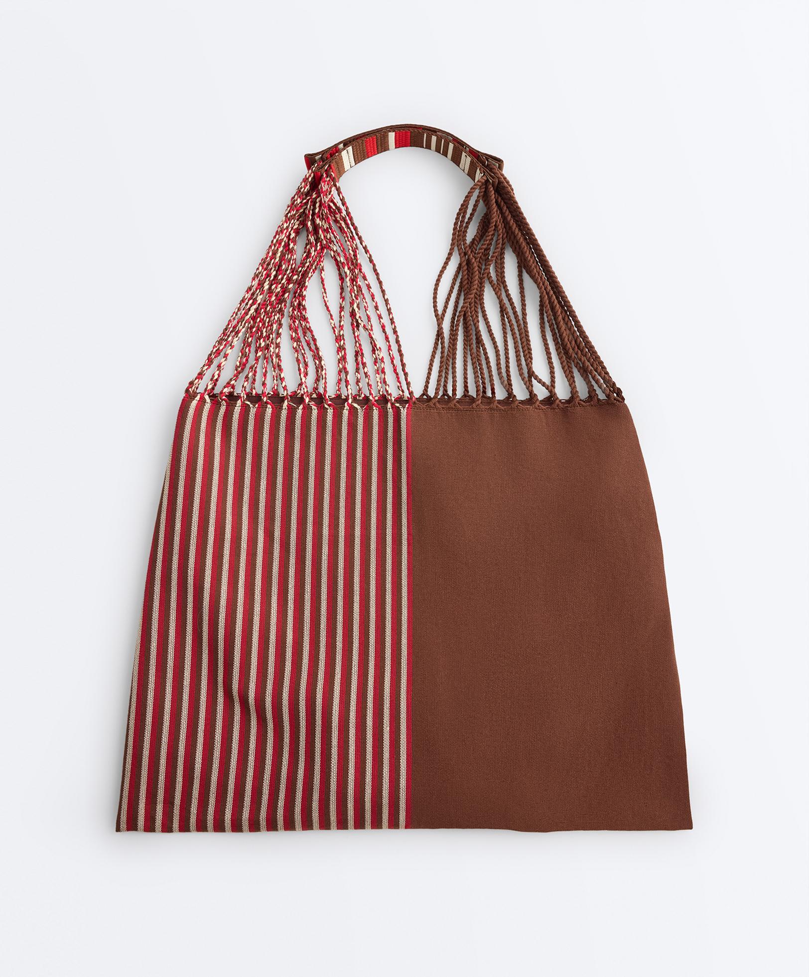100% Cotton shopper bag — BROWN