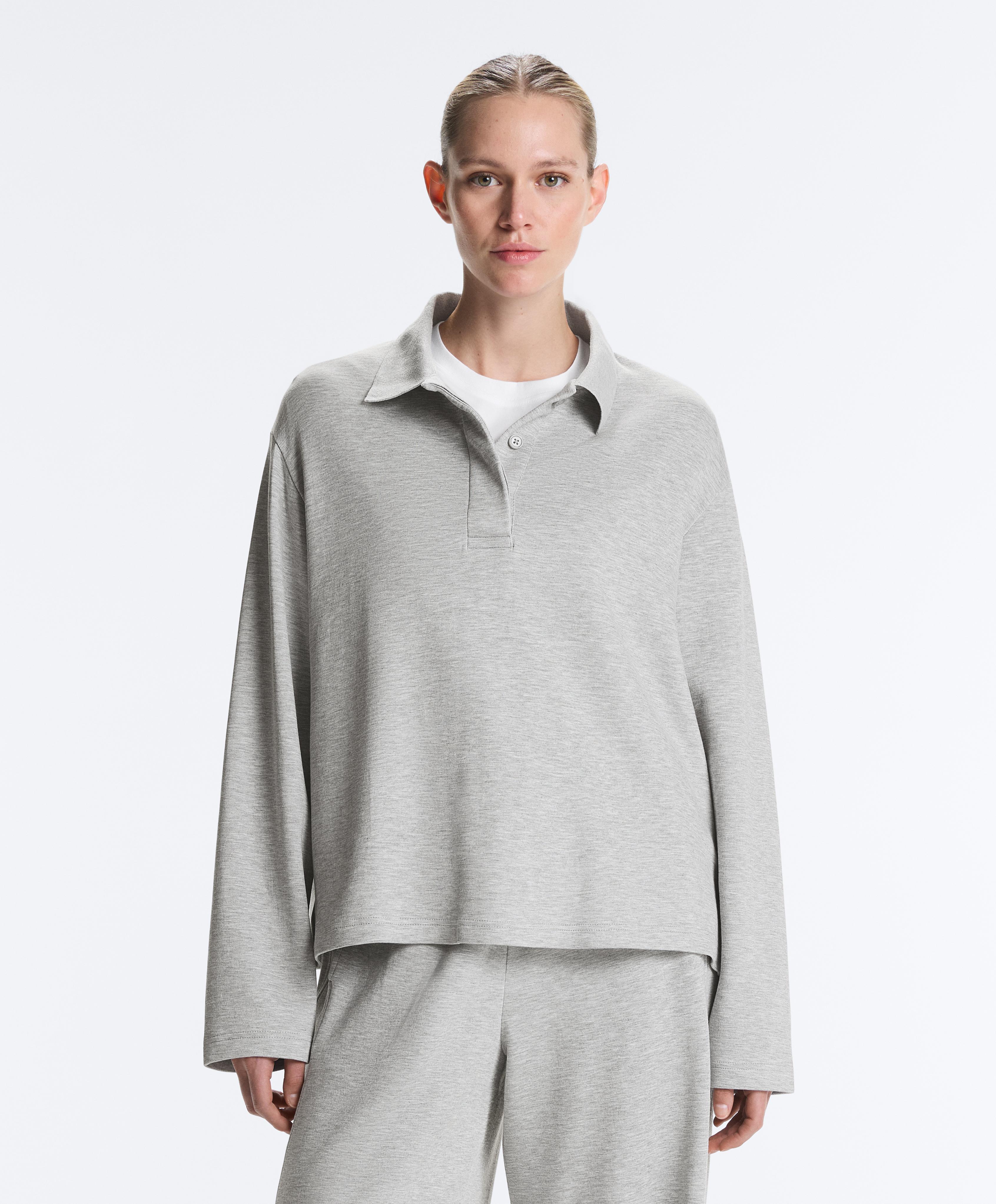 Poloshirt aus Piqué-Melange Poloshirt aus Piqué-Melange