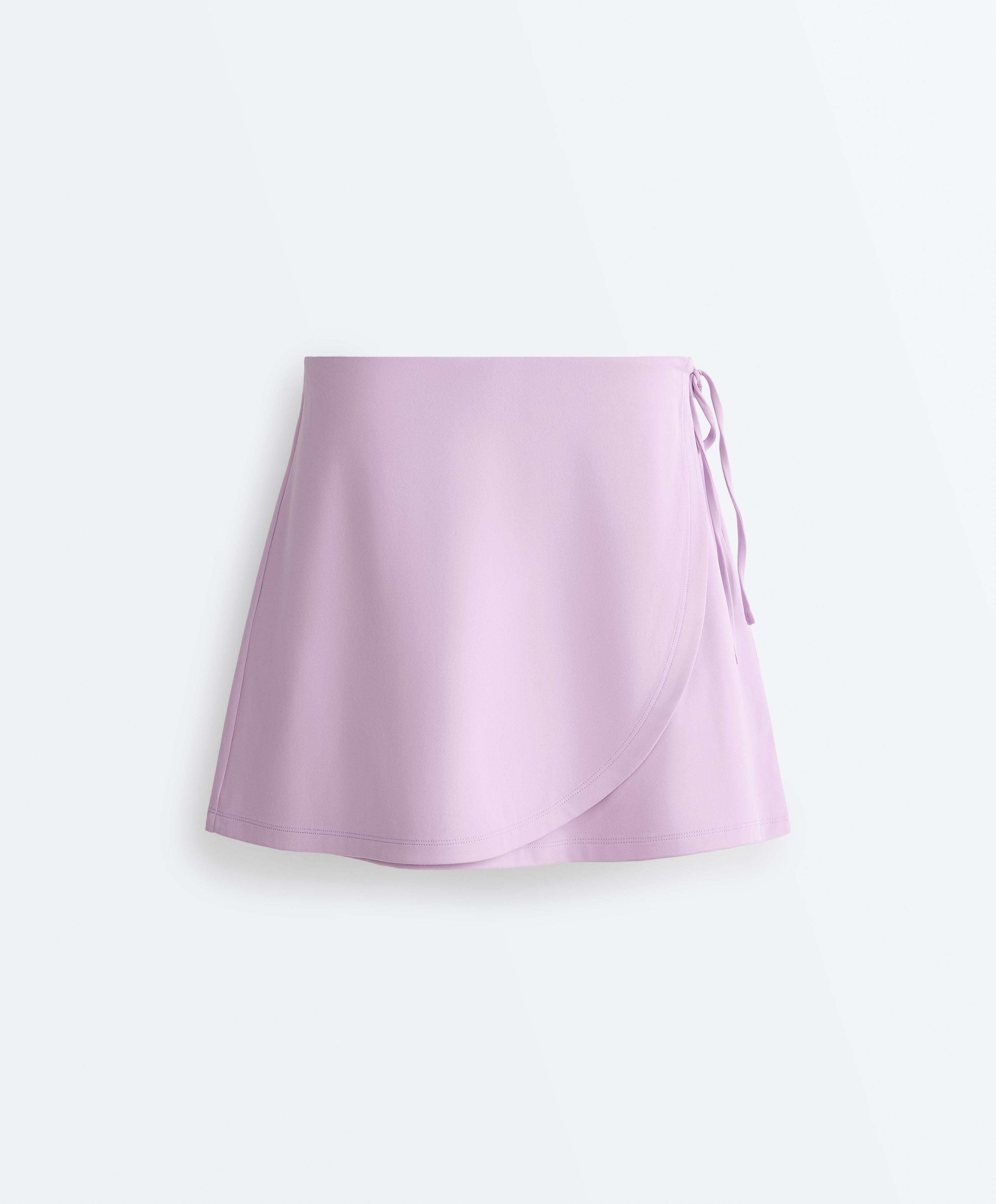 Comfortlux wrap skirt — LILAC