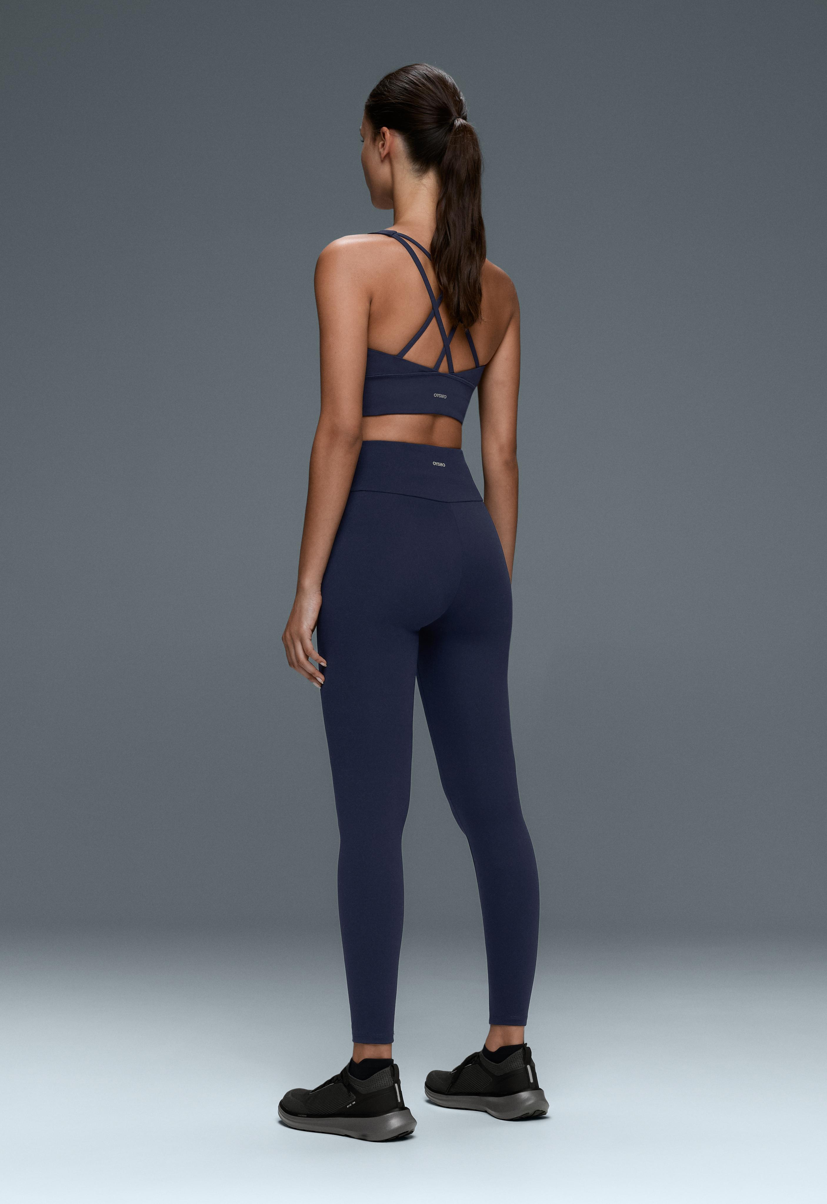 Blue Comfortlux high-rise total look with bra