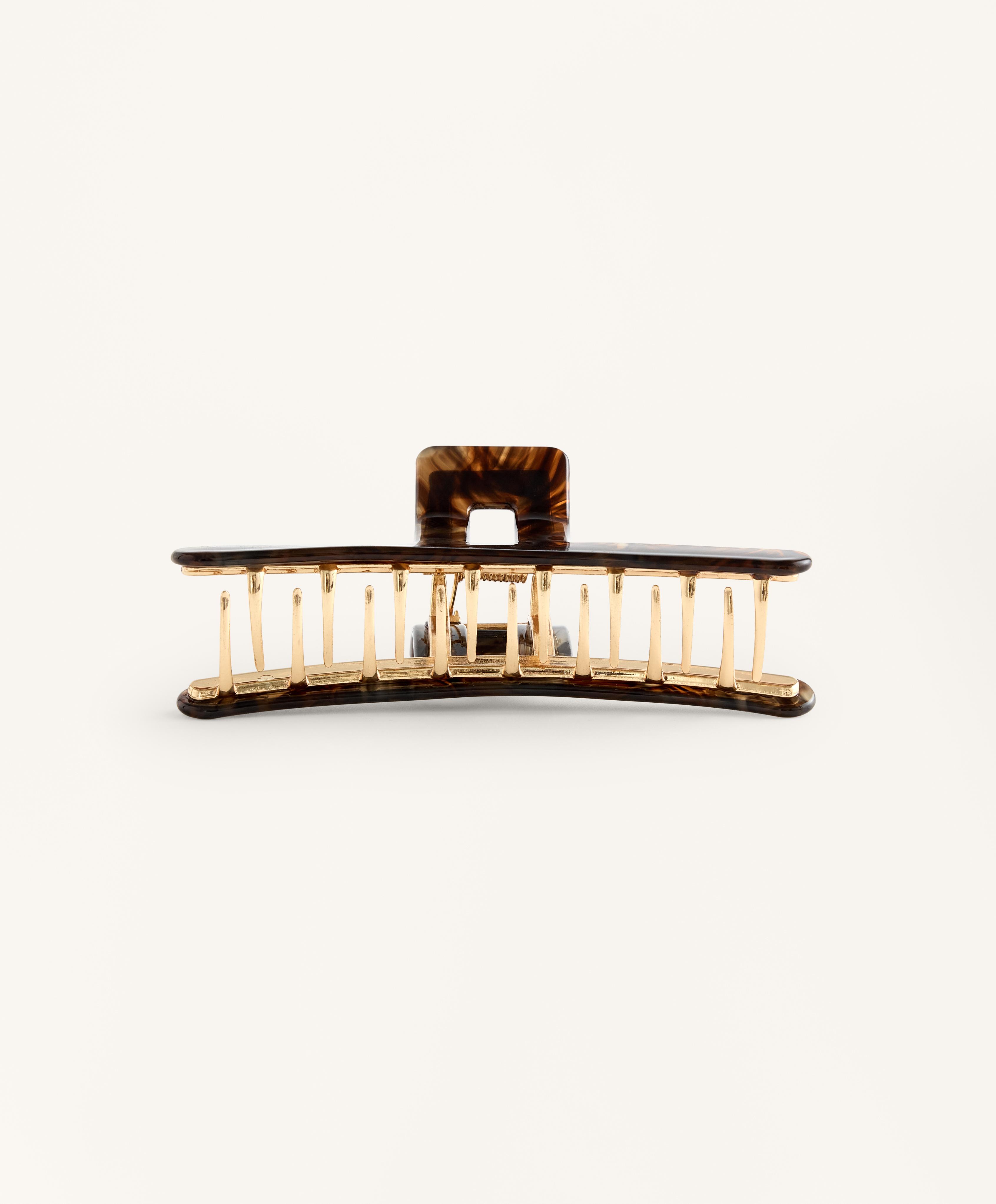 Pinza pelo grande metalizada