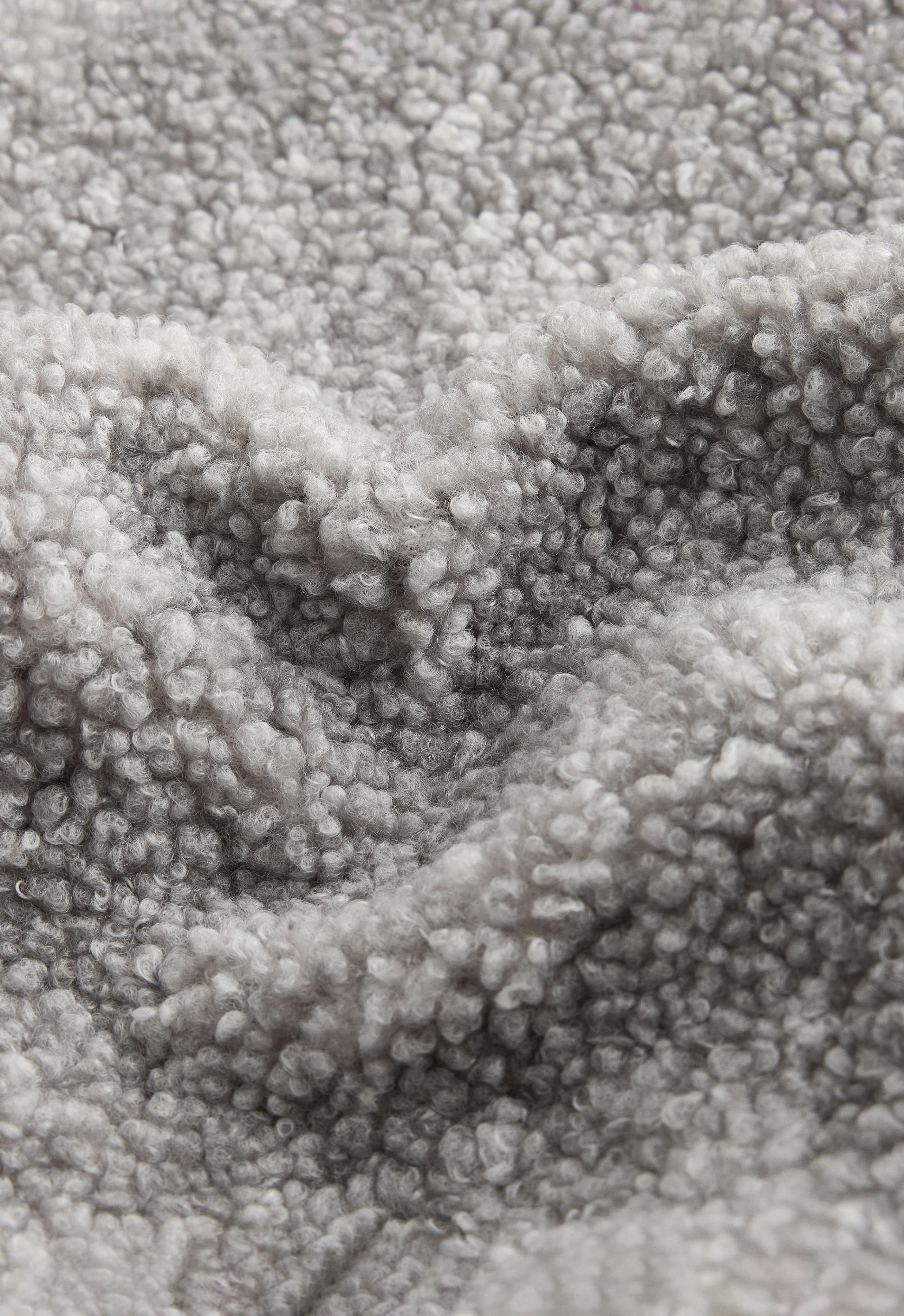 Faux-shearling jacket — MID-GREY MELANGE