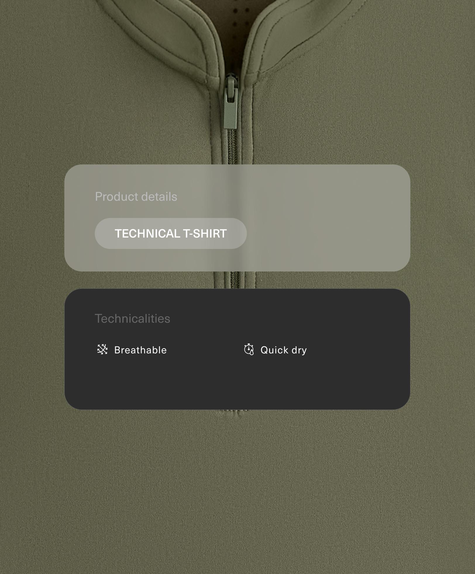 T-shirt sans manches demi-zip T-shirt sans manches demi-zip