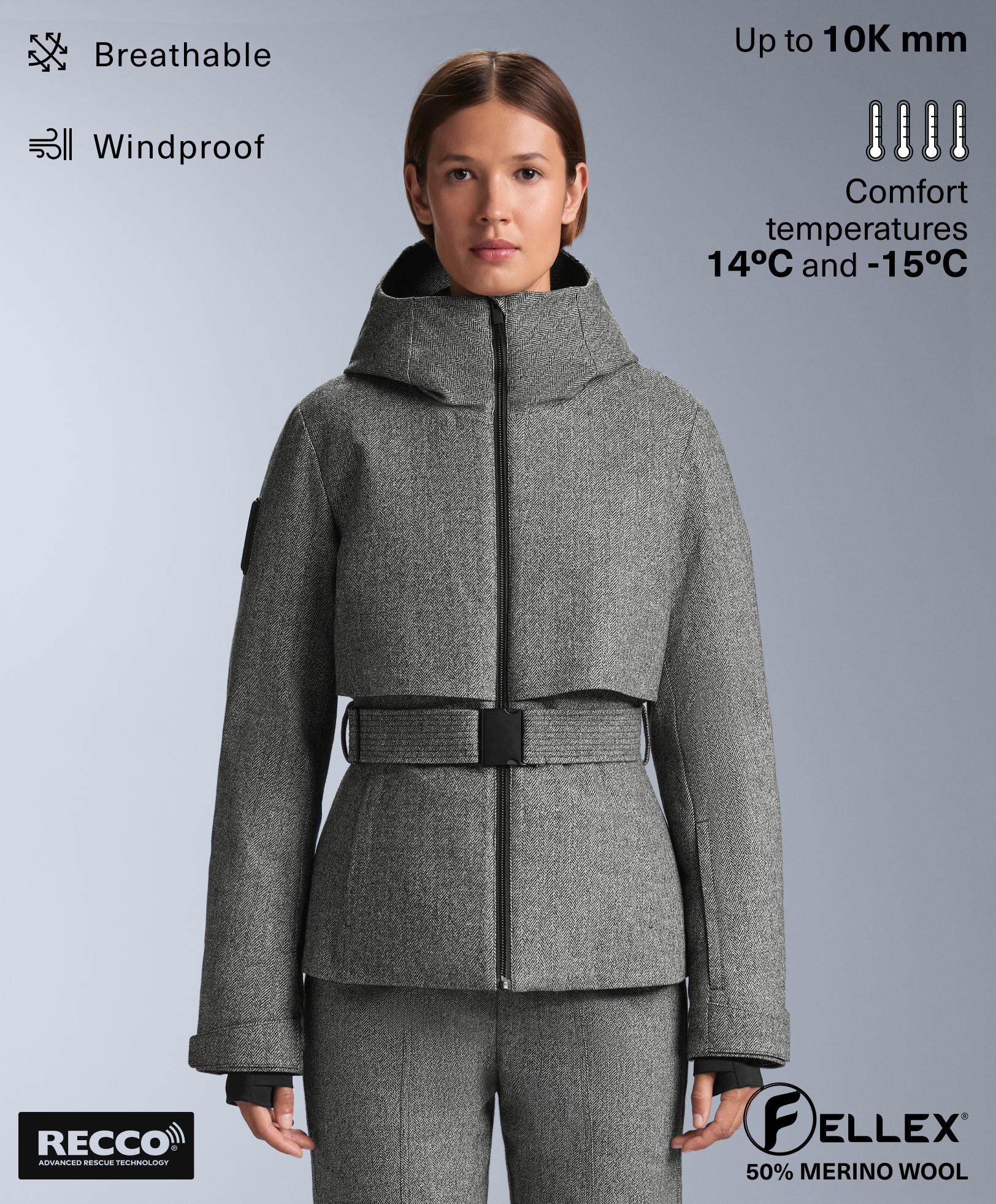 Wodoodporna kurtka narciarska FELLEX® Wool Blend SKI - Wyprzedaż Wodoodporna kurtka narciarska FELLEX® Wool Blend SKI - Wyprzedaż