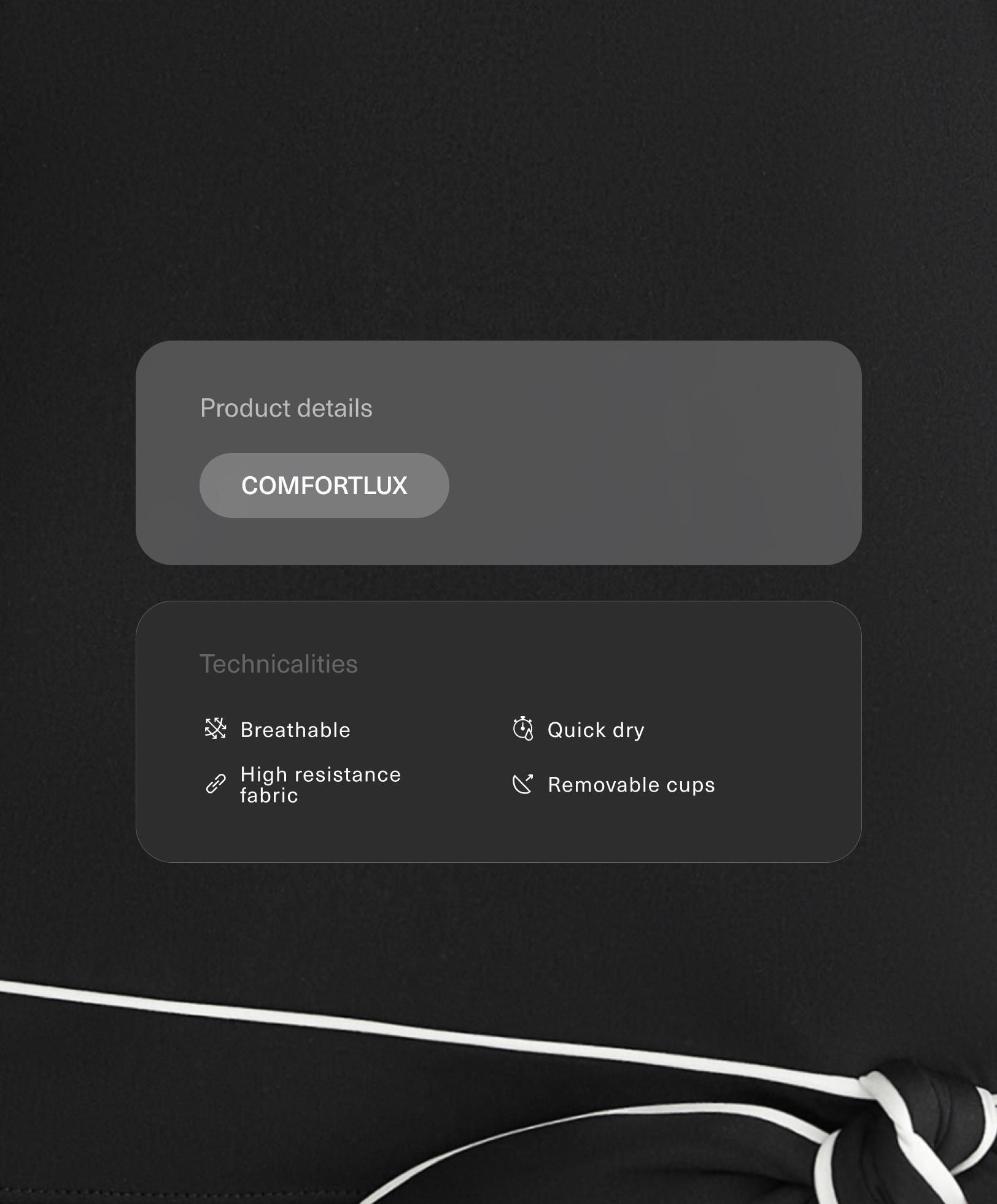 Comfortlux sleeveless tie tank top