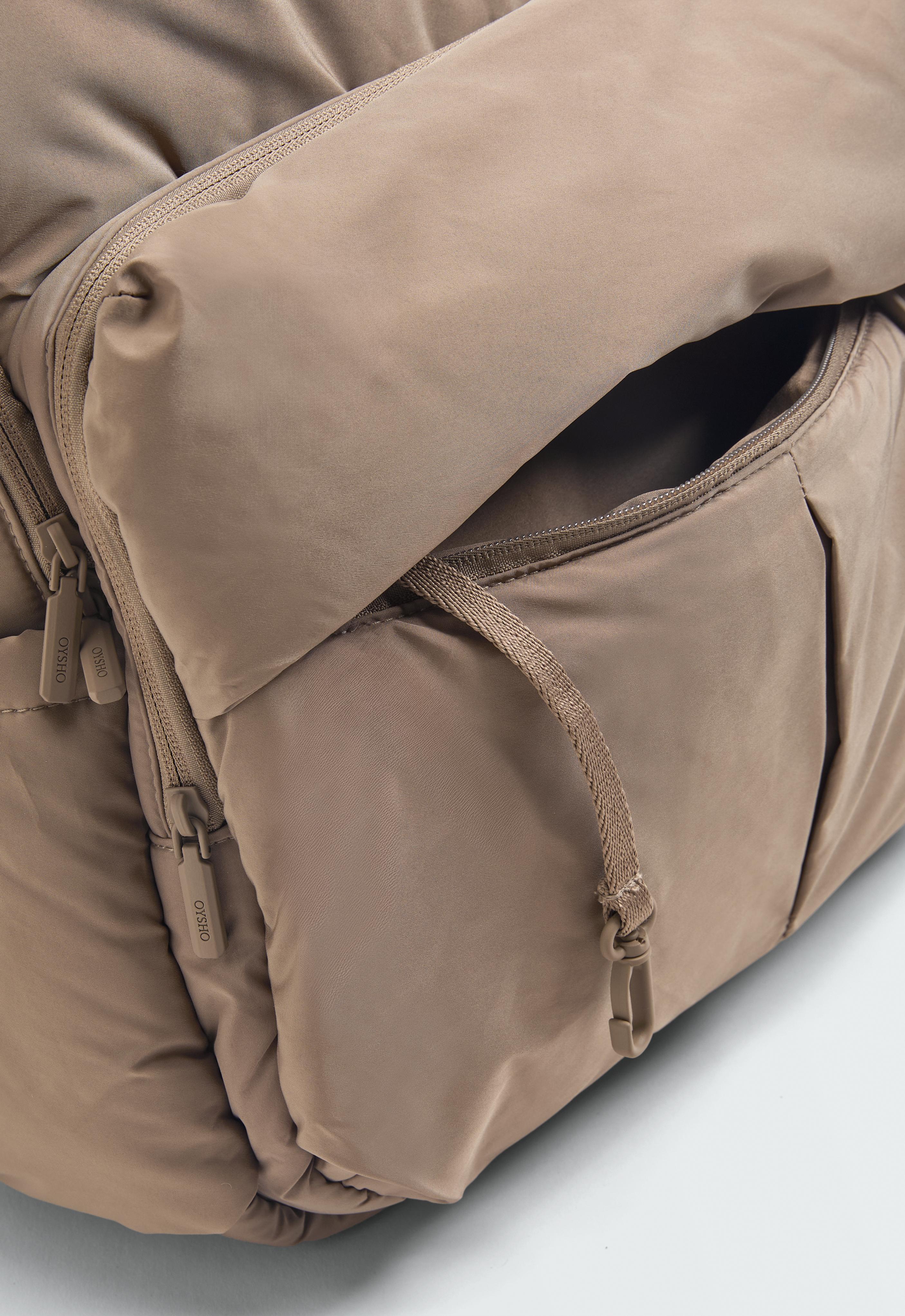 Maxi maternity backpack — TOASTED BROWN