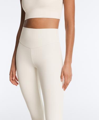 Ankle-length High rise Comfortlux leggings — PALE ECRU 6