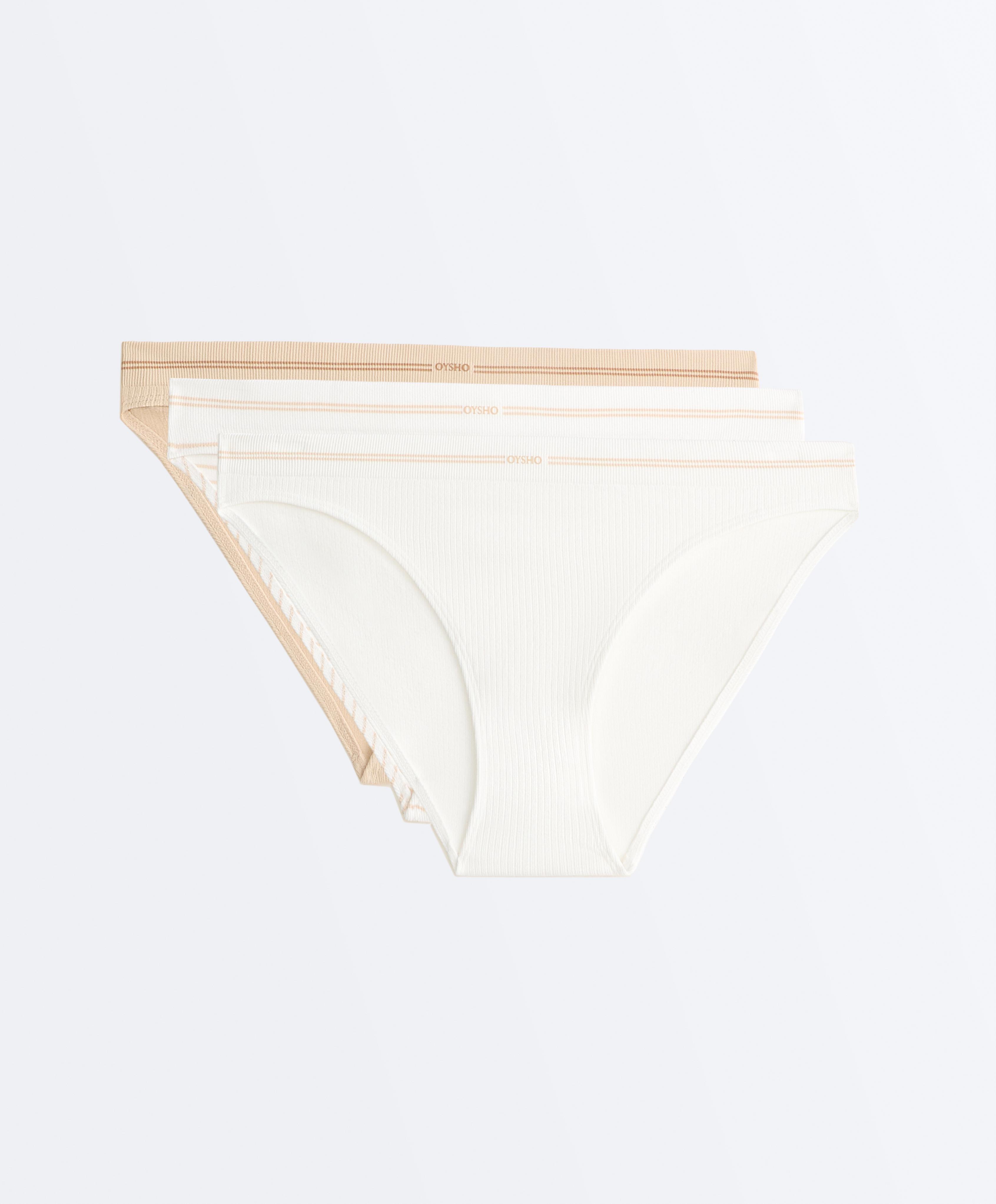 3 seamless rib polyamide blend classic briefs
