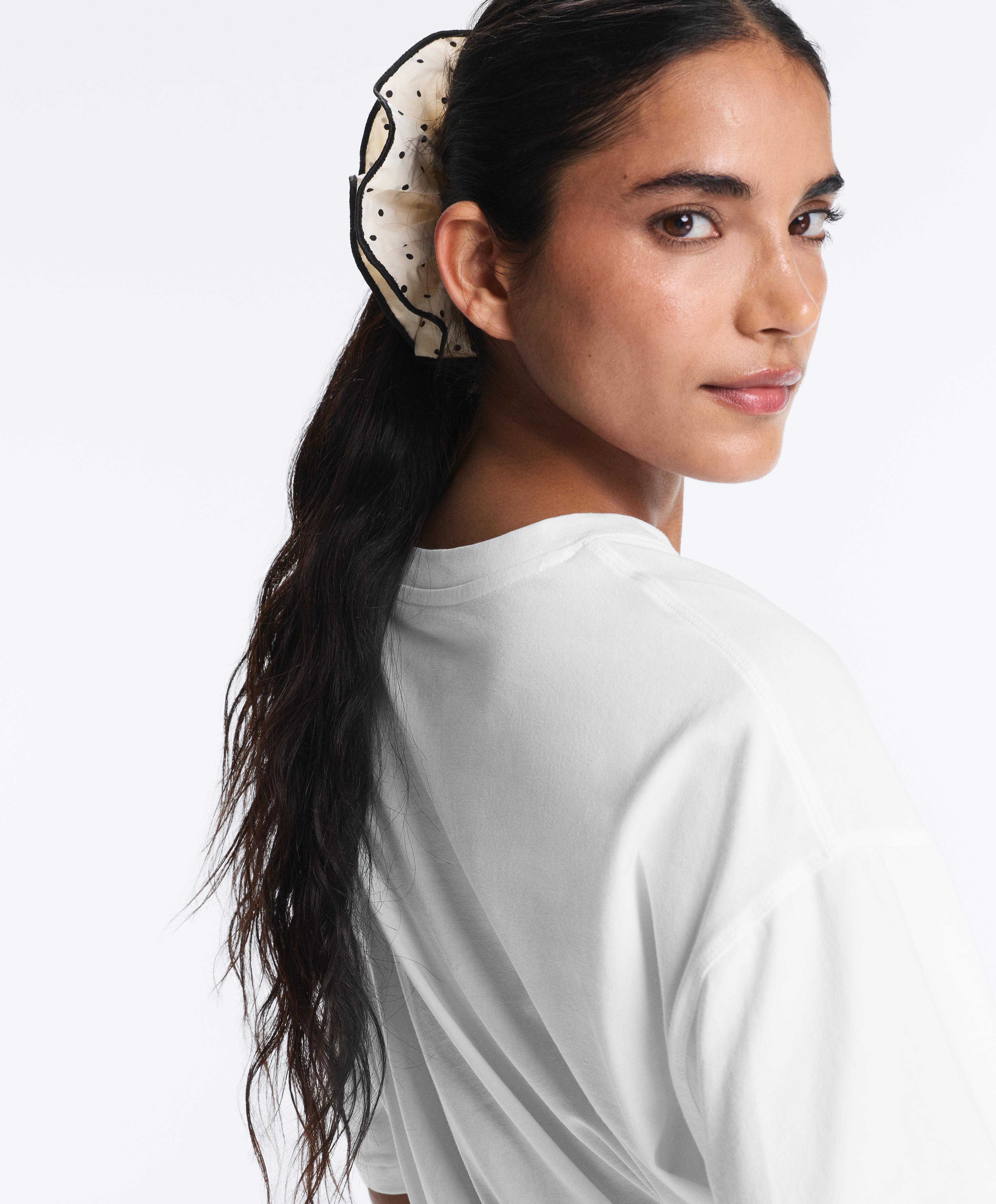 Grand chouchou à pois