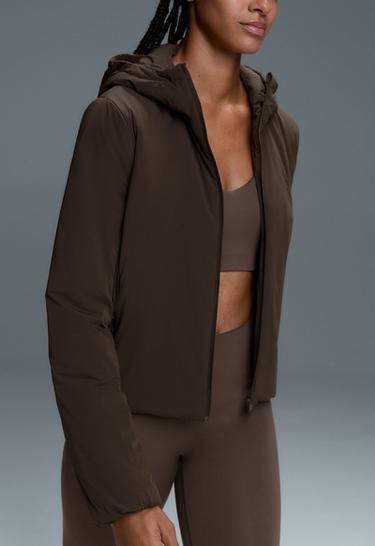 FELLEX® Volcanic boxy technical padded jacket — BROWN 6